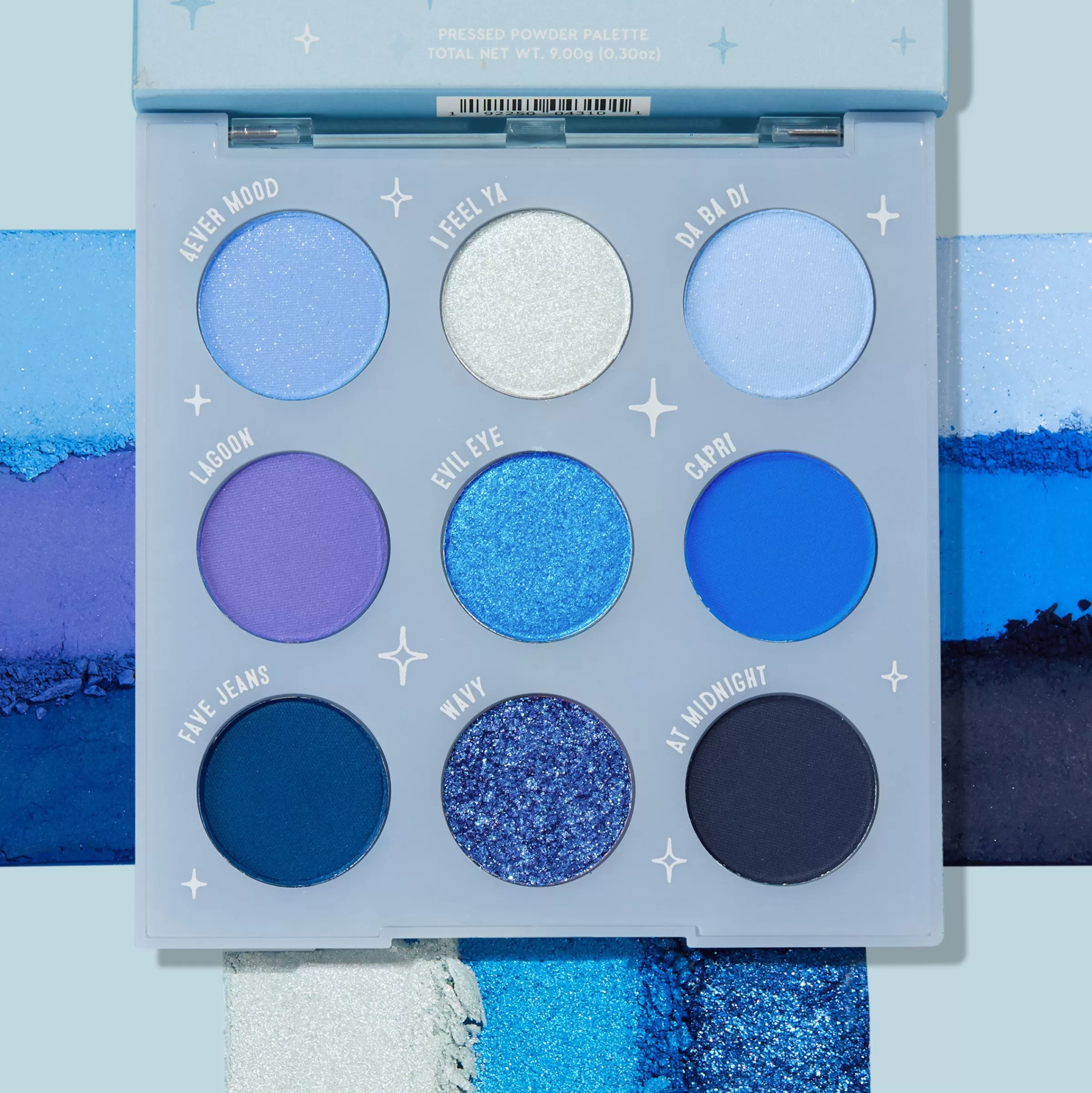 ColourPop Monochromatic Palettes*Blue Velvet Cool-Tone Powder Palette