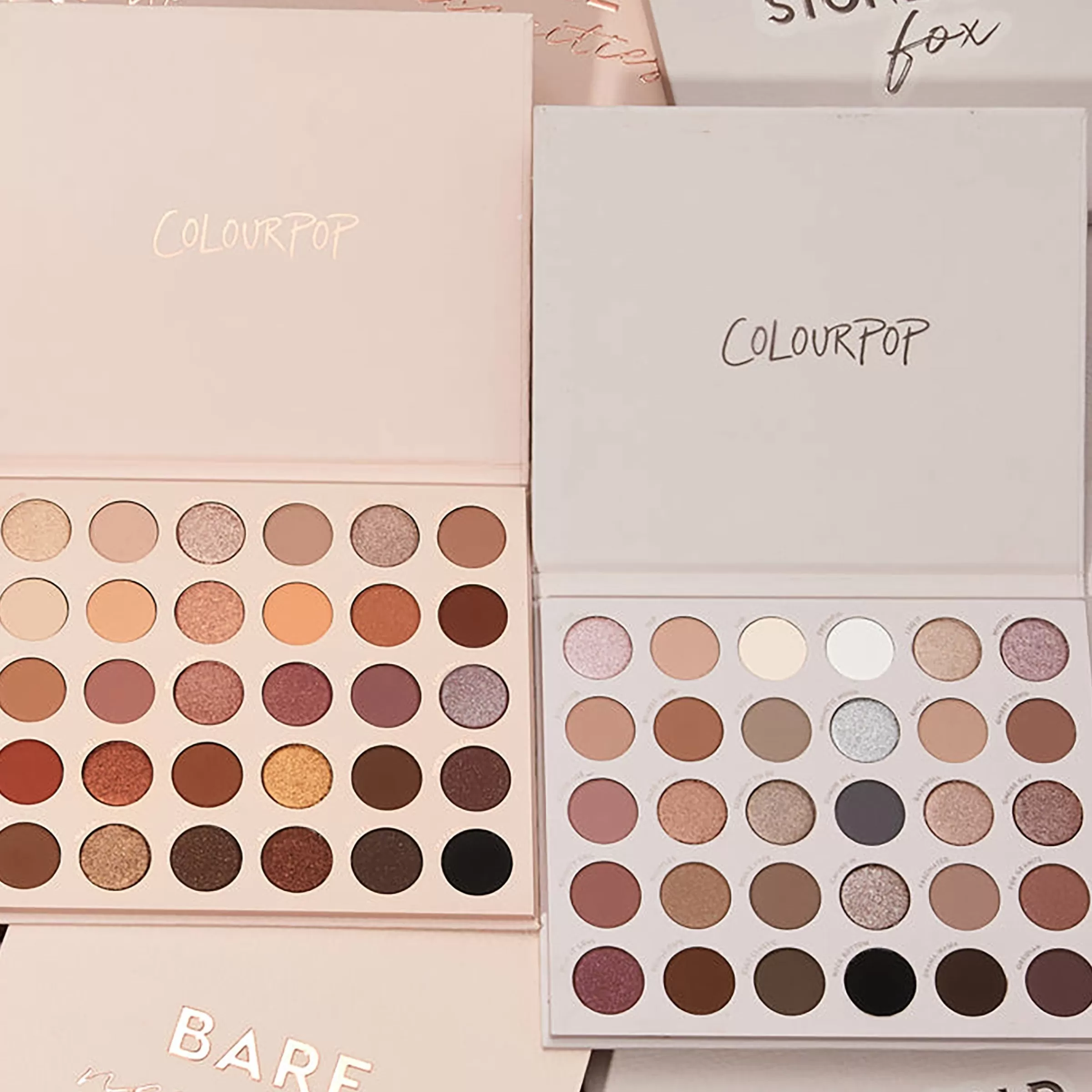 ColourPop Nude Palettes | Eye Sets*Bold + Bare Shadow Palette Set