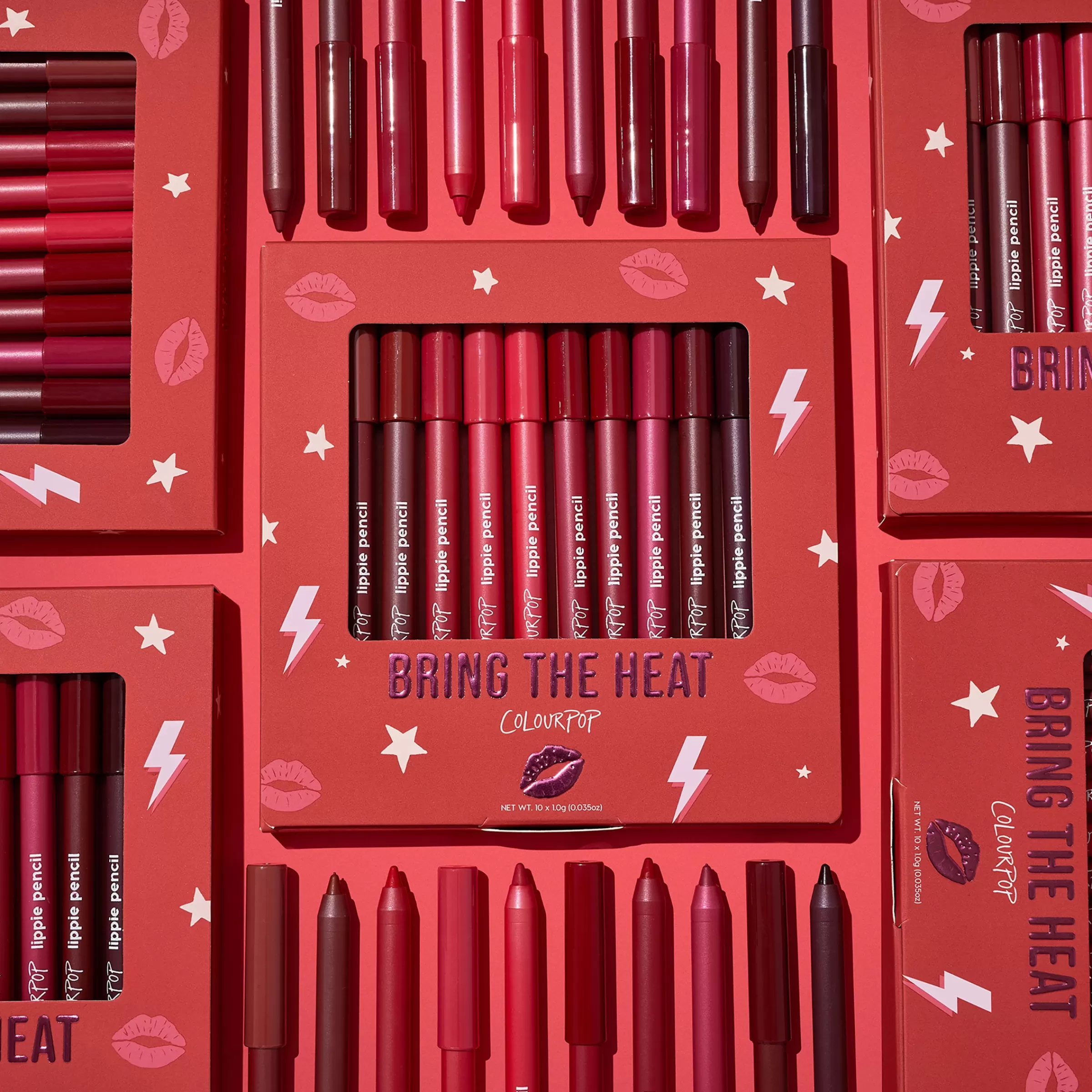 ColourPop Lip Liner | Lip Sets*Bring The Heat Lippie Pencil Vault