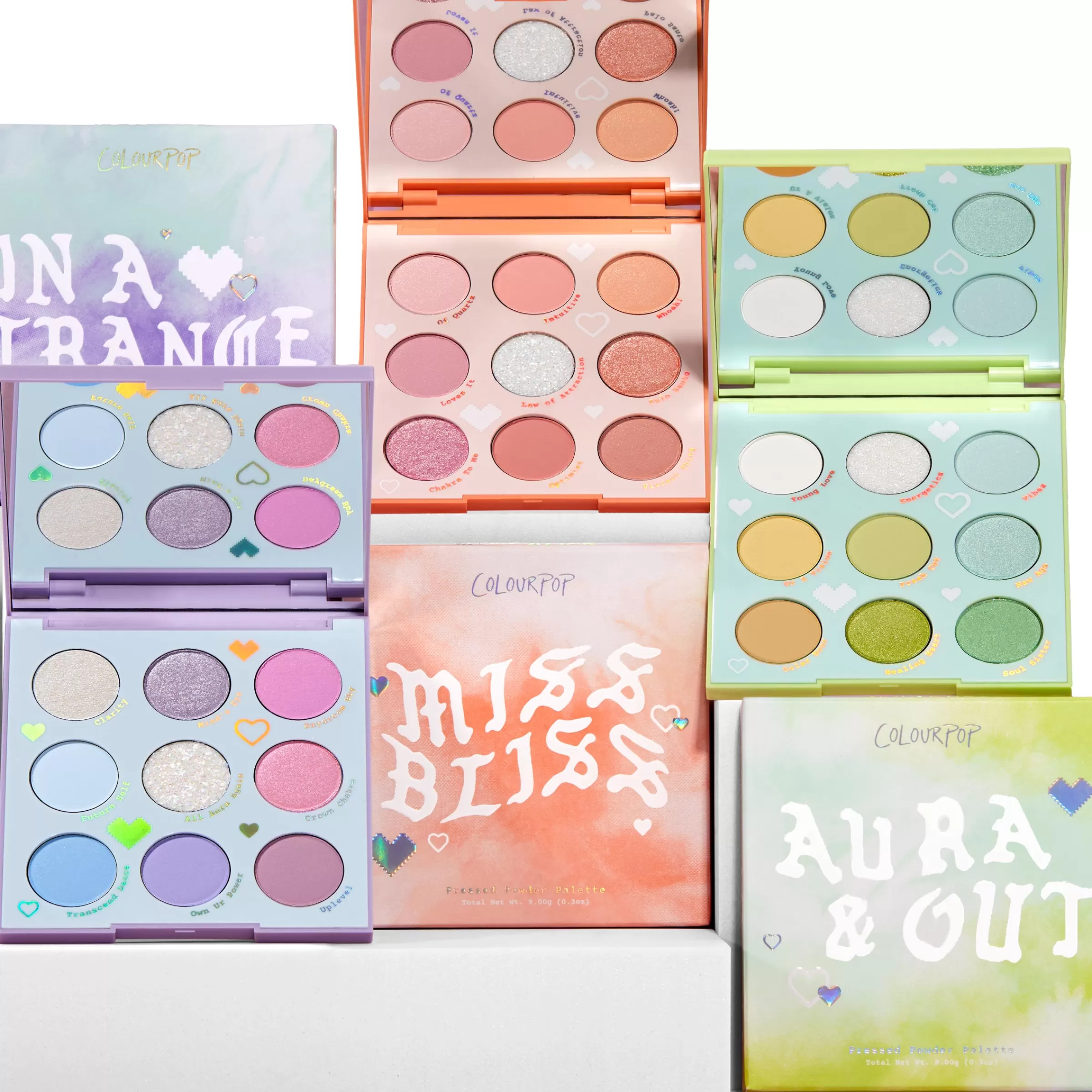 ColourPop Colorful Palettes | Eye Sets*Cloud Dye Pressed Powder Palette Set