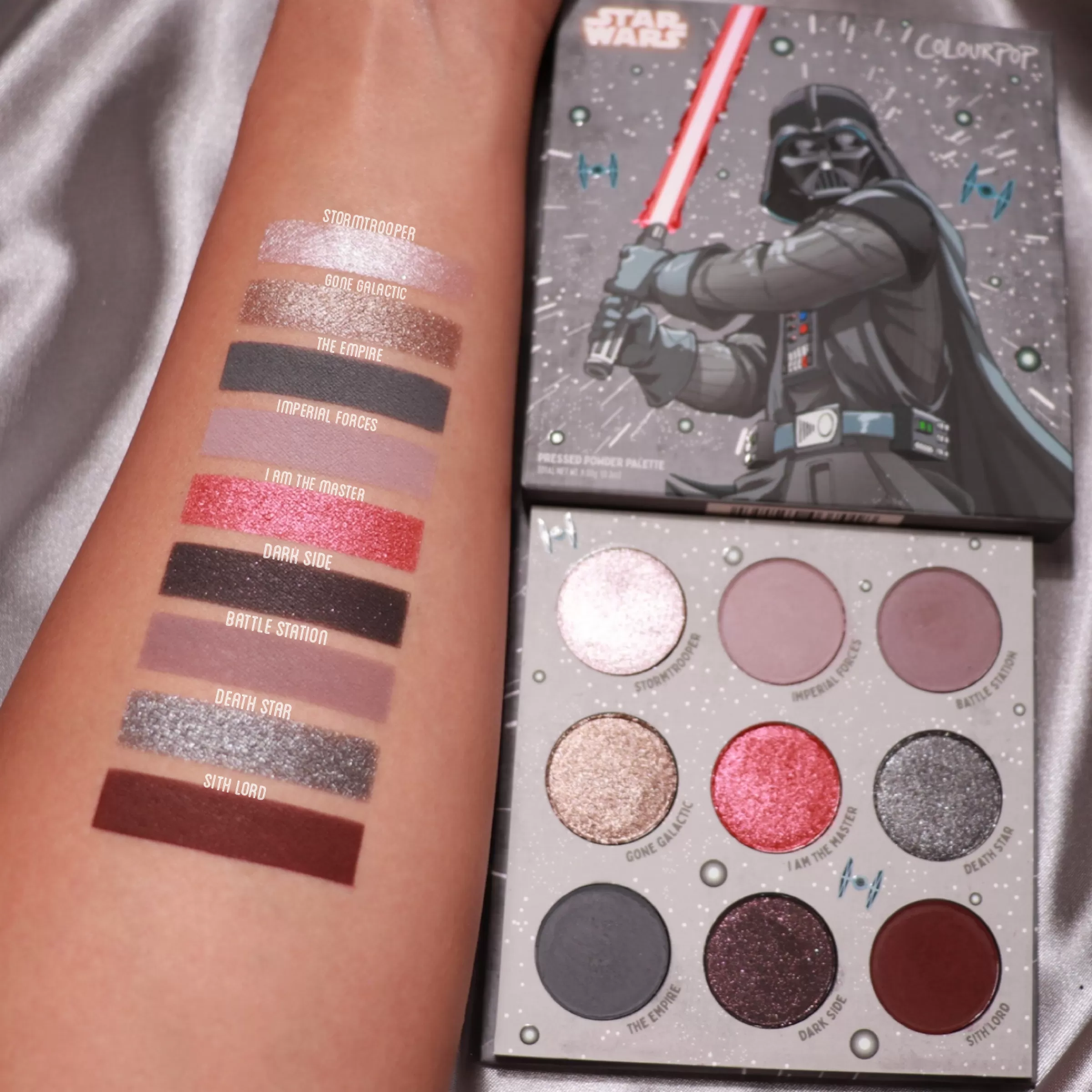 ColourPop Collab Palettes*Darth Vader™ Pressed Powder Palette