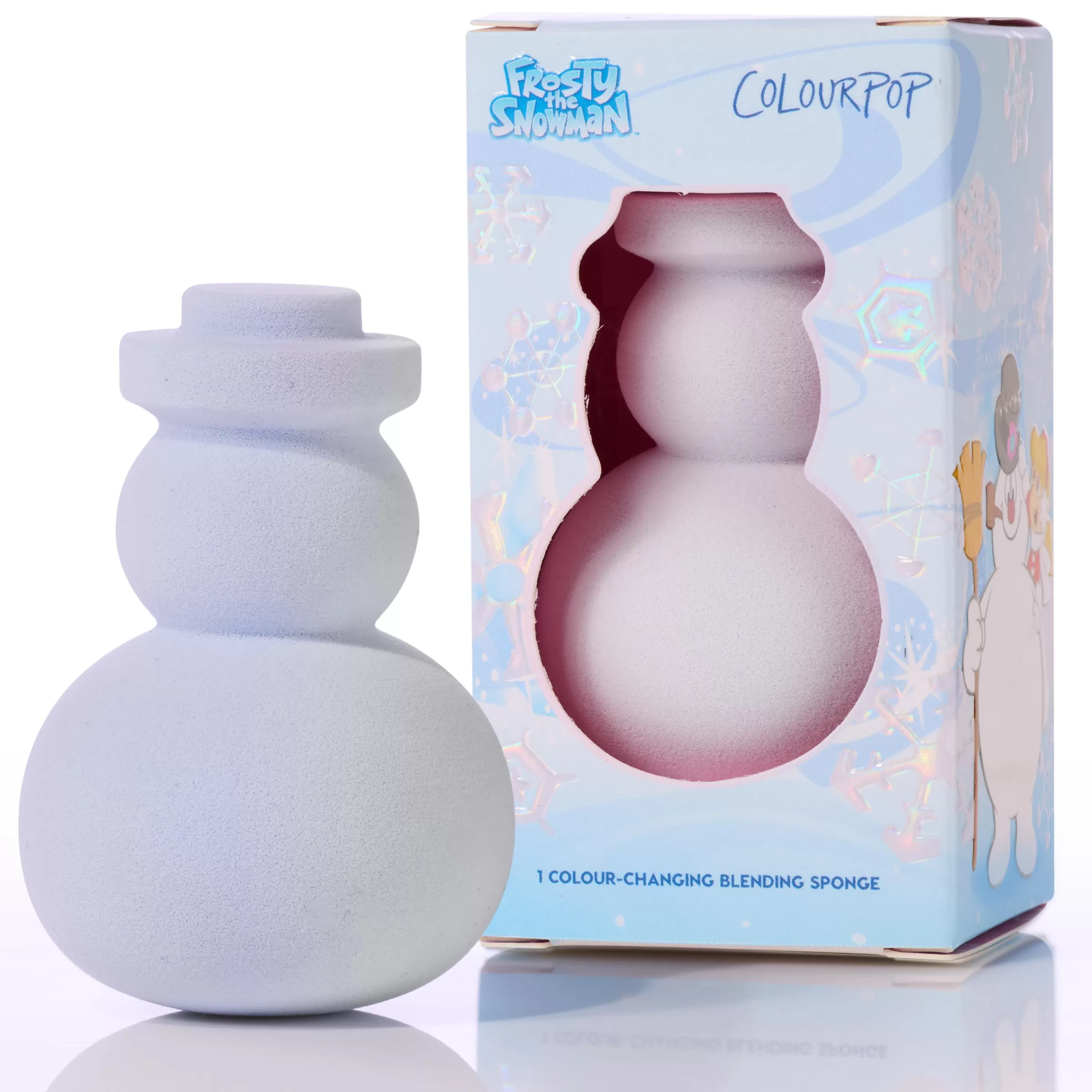 ColourPop Face Sponges*Everyone’s Favorite Snowman Colour-changing blending sponge