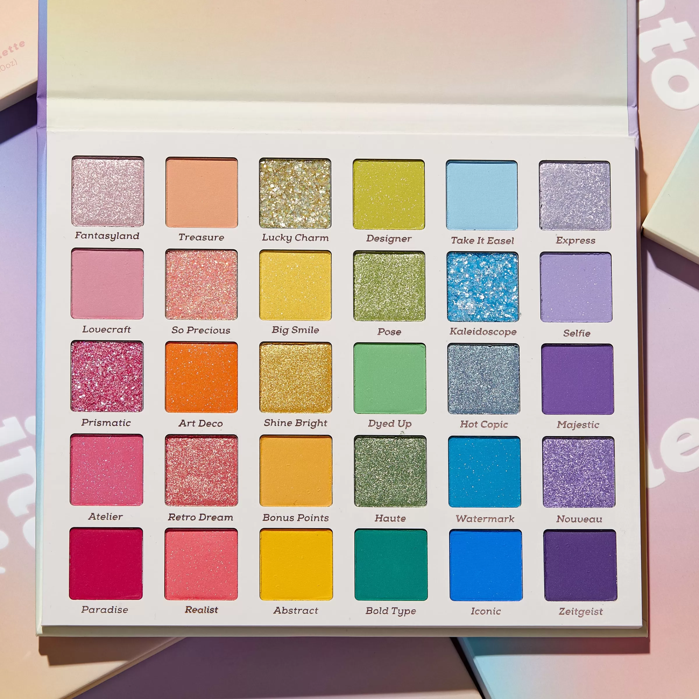 ColourPop Colorful Palettes*Fade Into Hue Multicolor Powder Palette