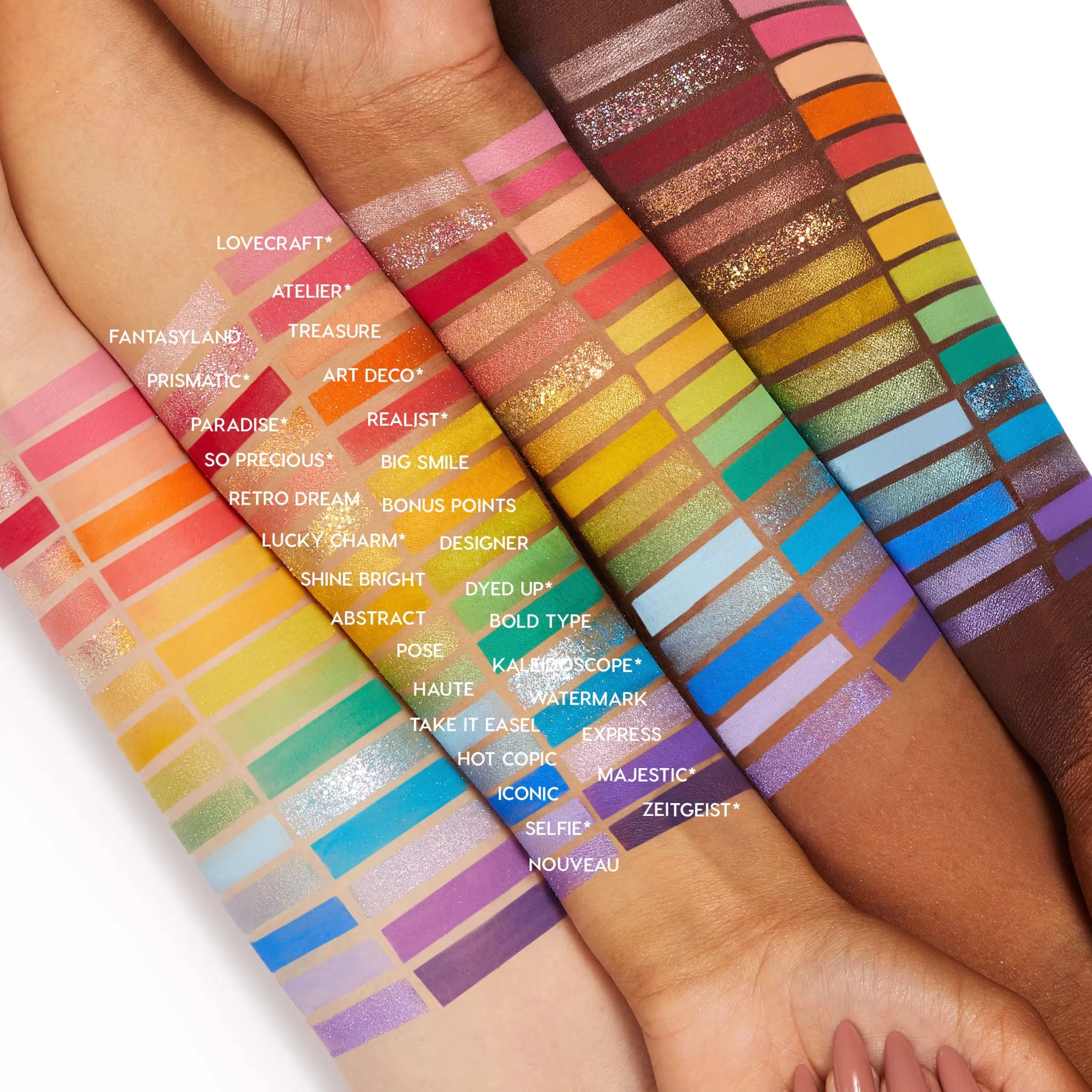 ColourPop Colorful Palettes*Fade Into Hue Multicolor Powder Palette