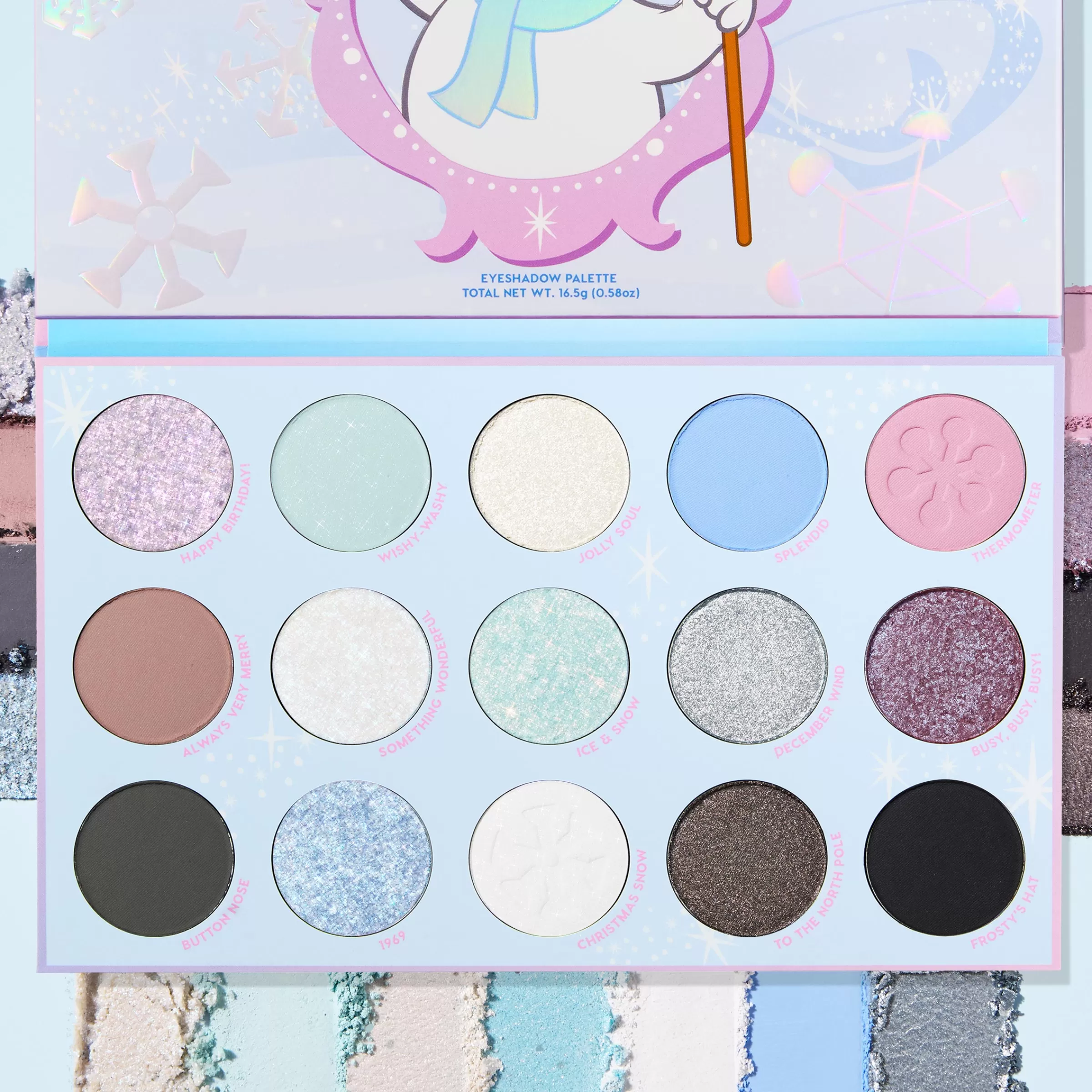 ColourPop Collab Palettes*Frosty The Snowman Holiday eyeshadow palette