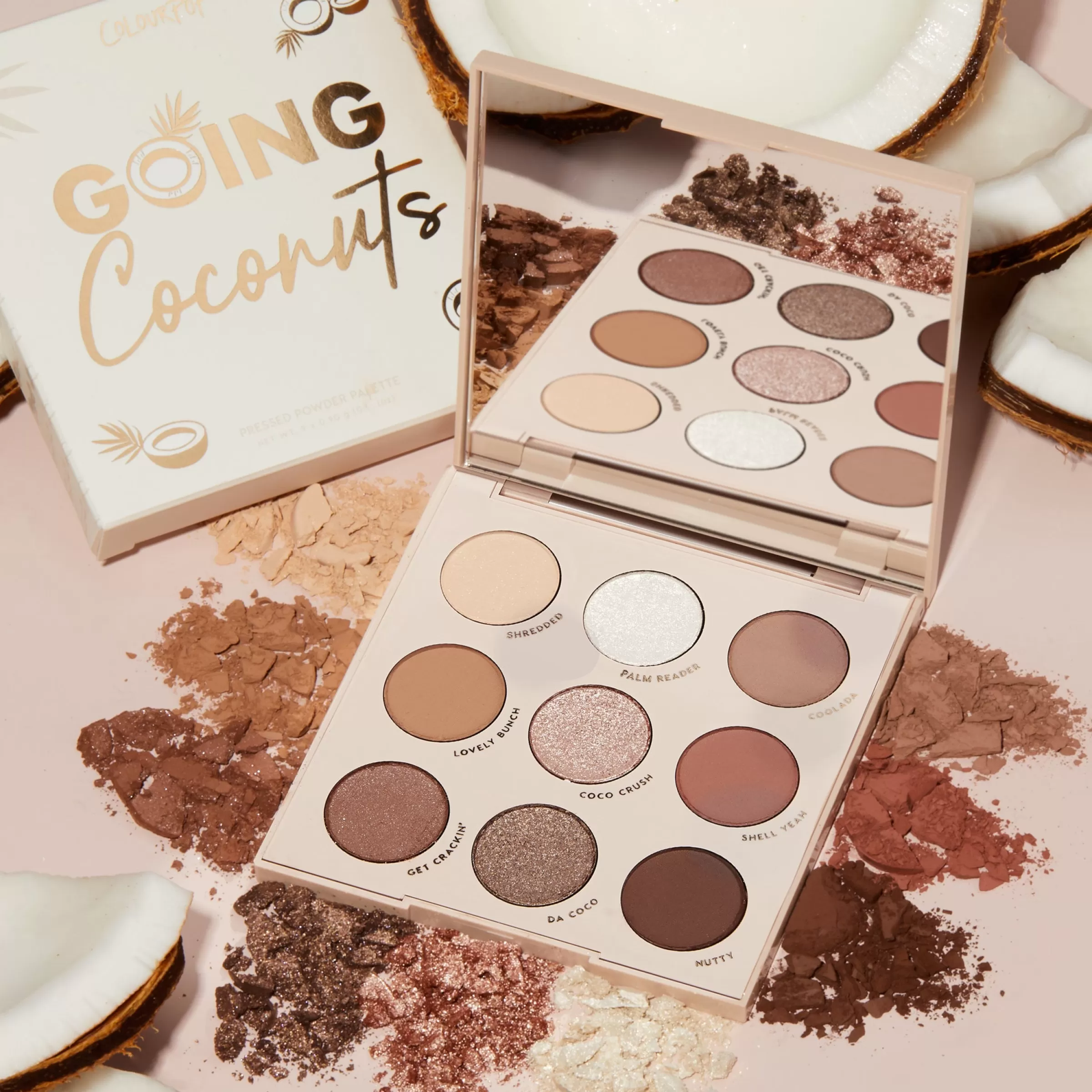 ColourPop Nude Palettes*Going Coconuts Neutral Shadow Palette