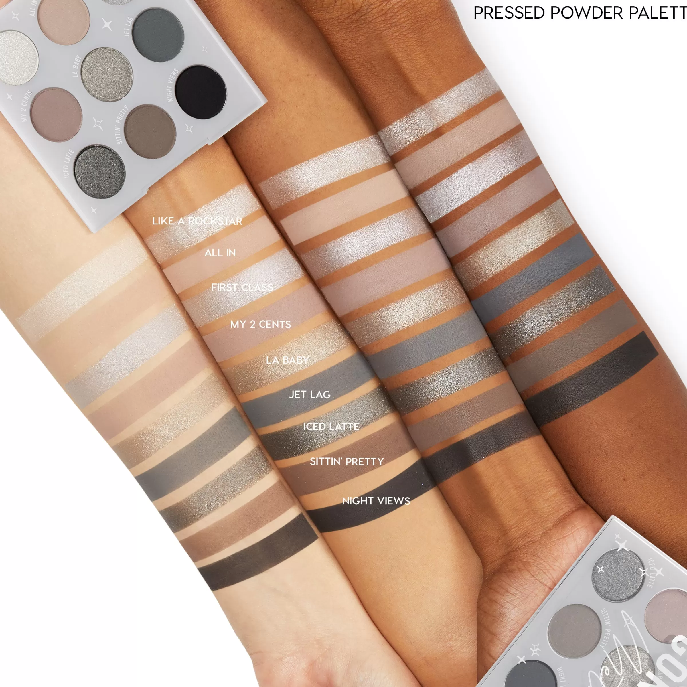 ColourPop Colorful Palettes*Gone Metal Cool-Tone Shadow Palette