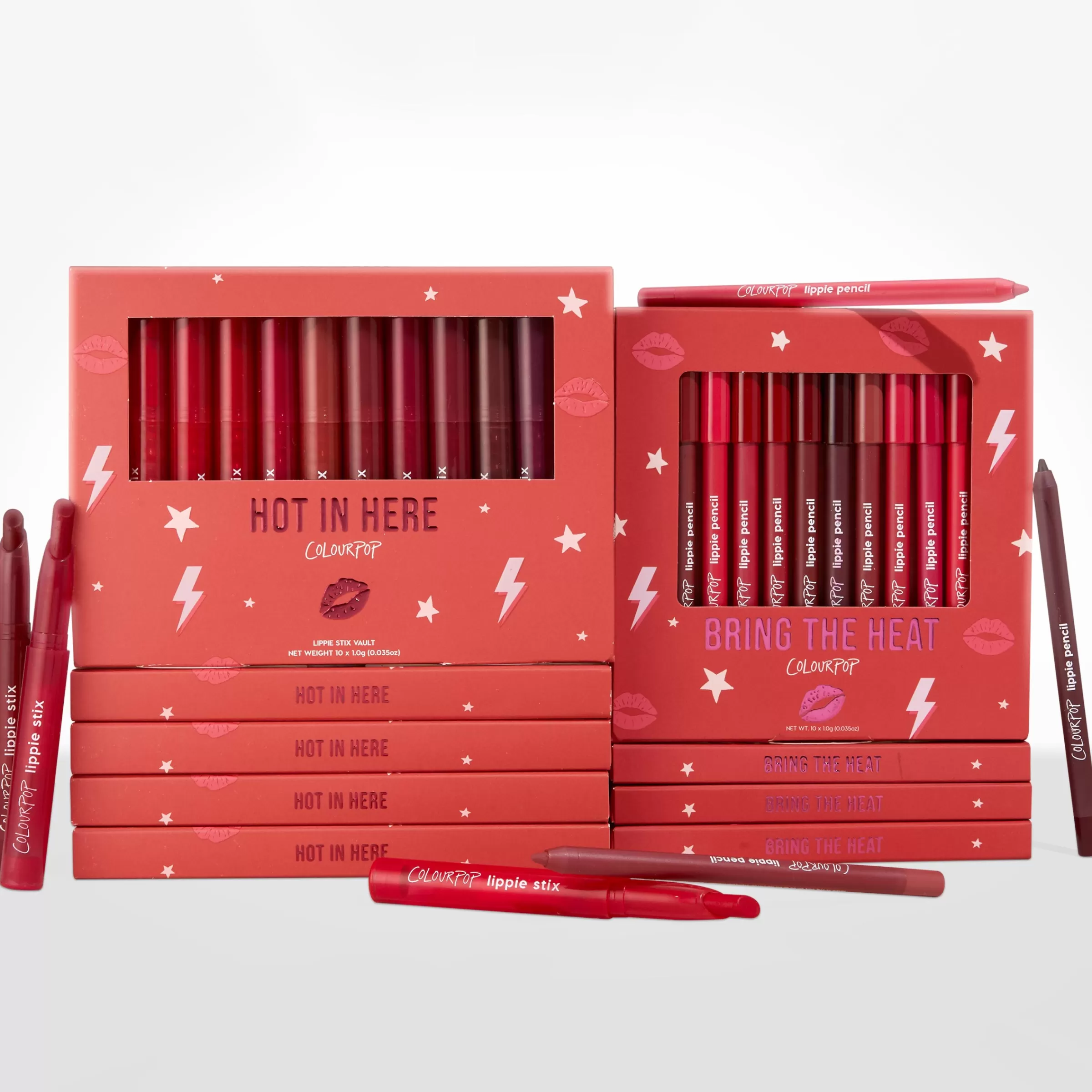 ColourPop Lip Sets*Heat Warning Lippie Pencil & Stix Vault