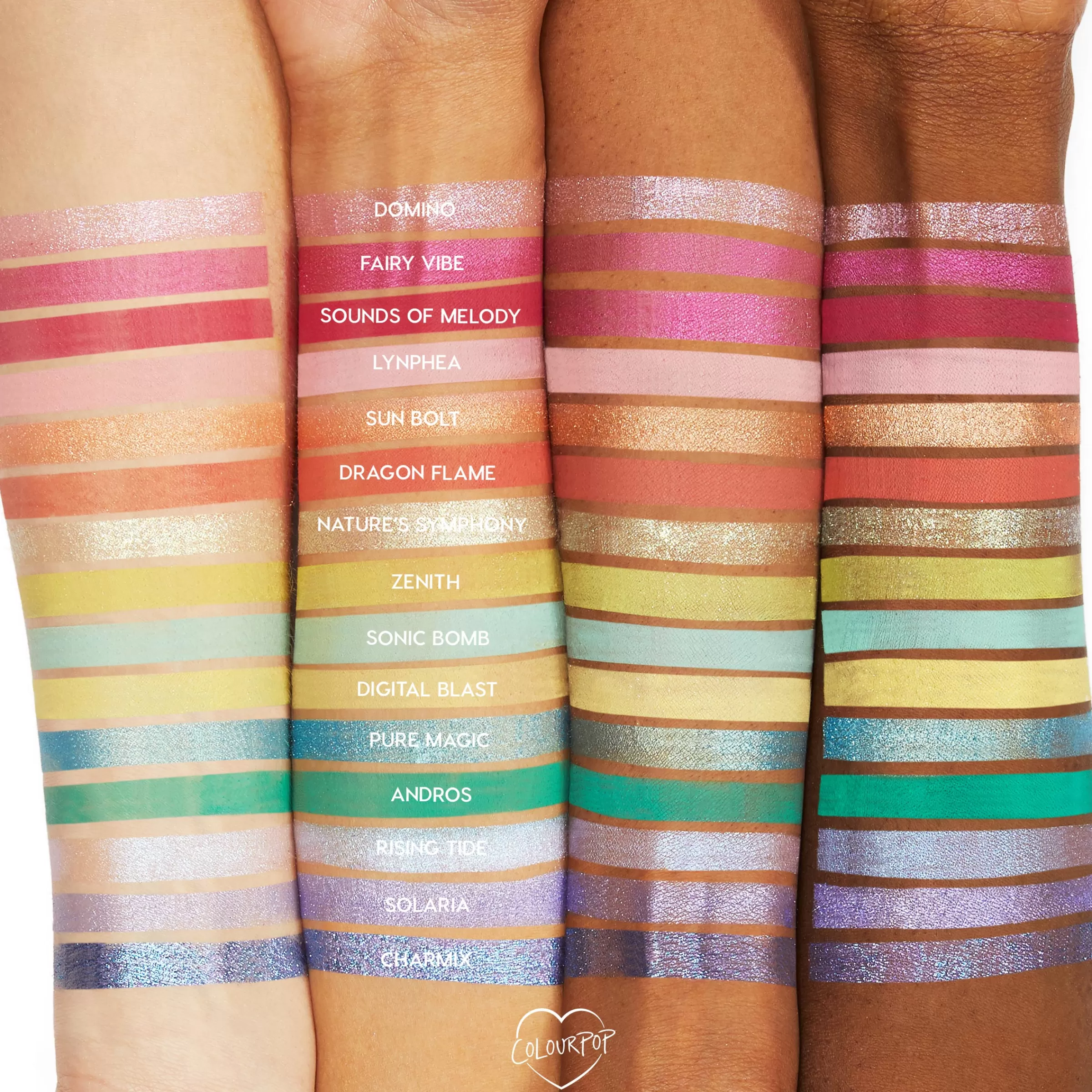 ColourPop Collab Palettes*Just Like Magix Multicolor Powder Palette