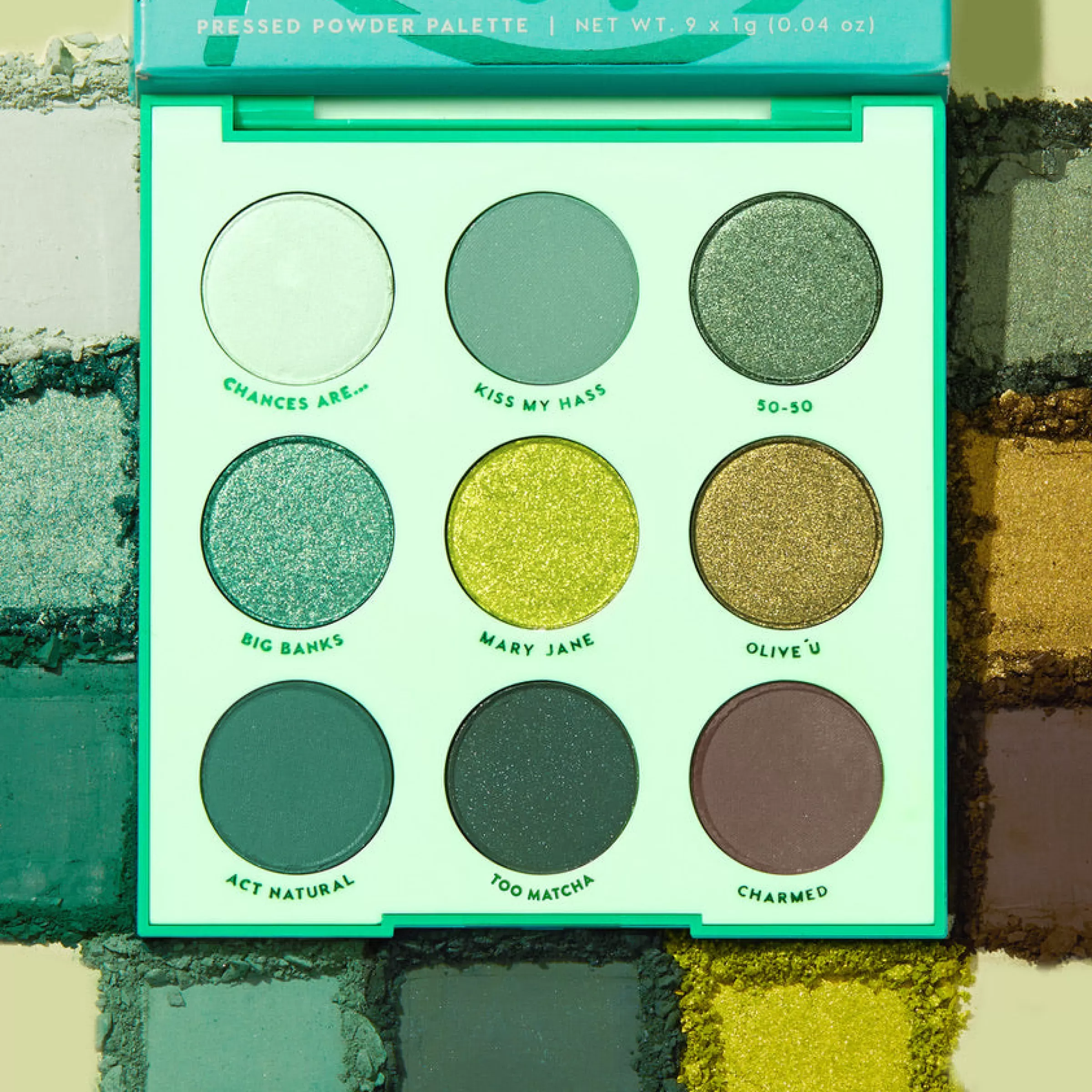 ColourPop Monochromatic Palettes*Just My Luck Rich-Green Shadow Palette