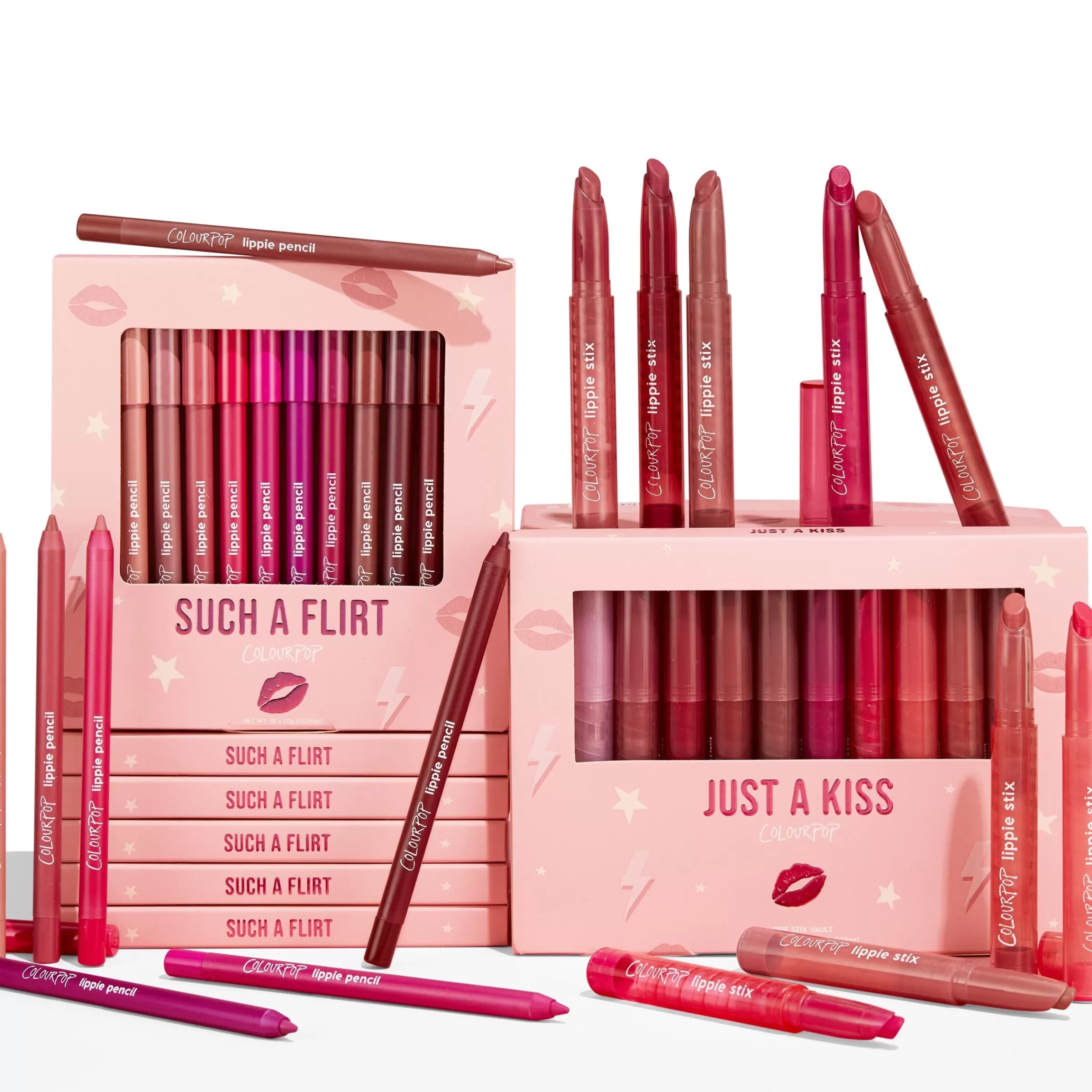 ColourPop Lip Sets*Kiss Me Lippie Pencil & Stix Vault Set