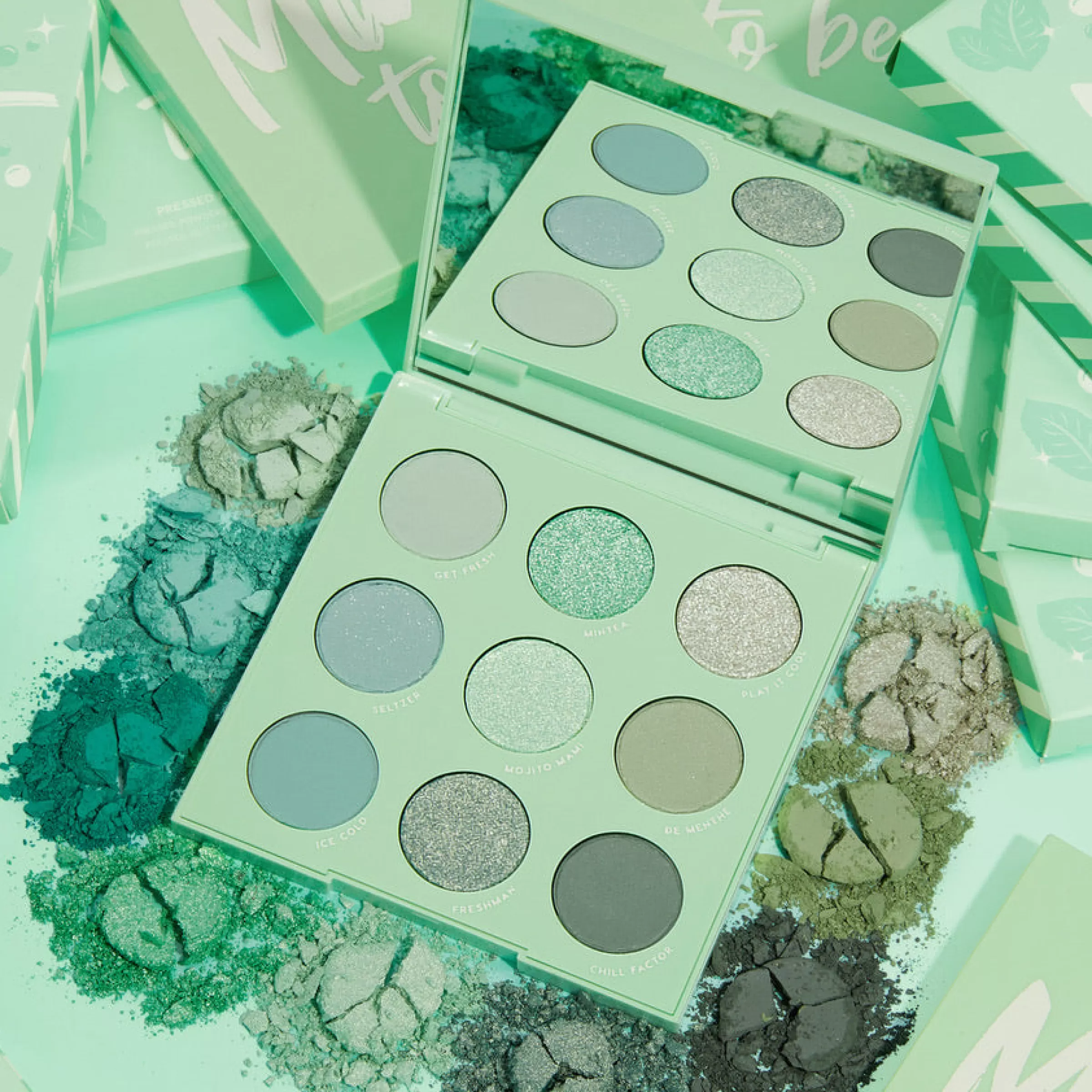 ColourPop Monochromatic Palettes*Mint To Be Fresh-Green Powder Palette