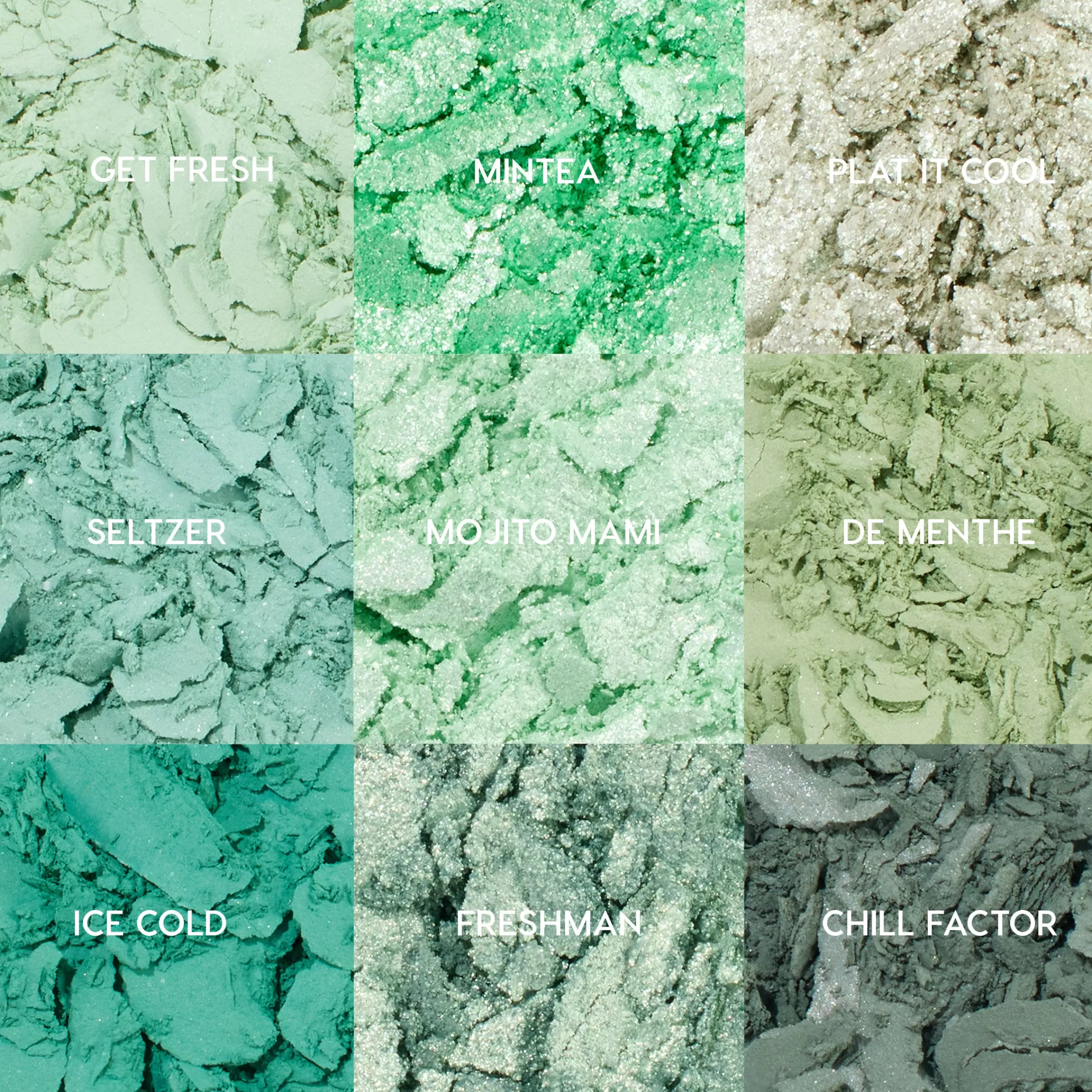 ColourPop Monochromatic Palettes*Mint To Be Fresh-Green Powder Palette