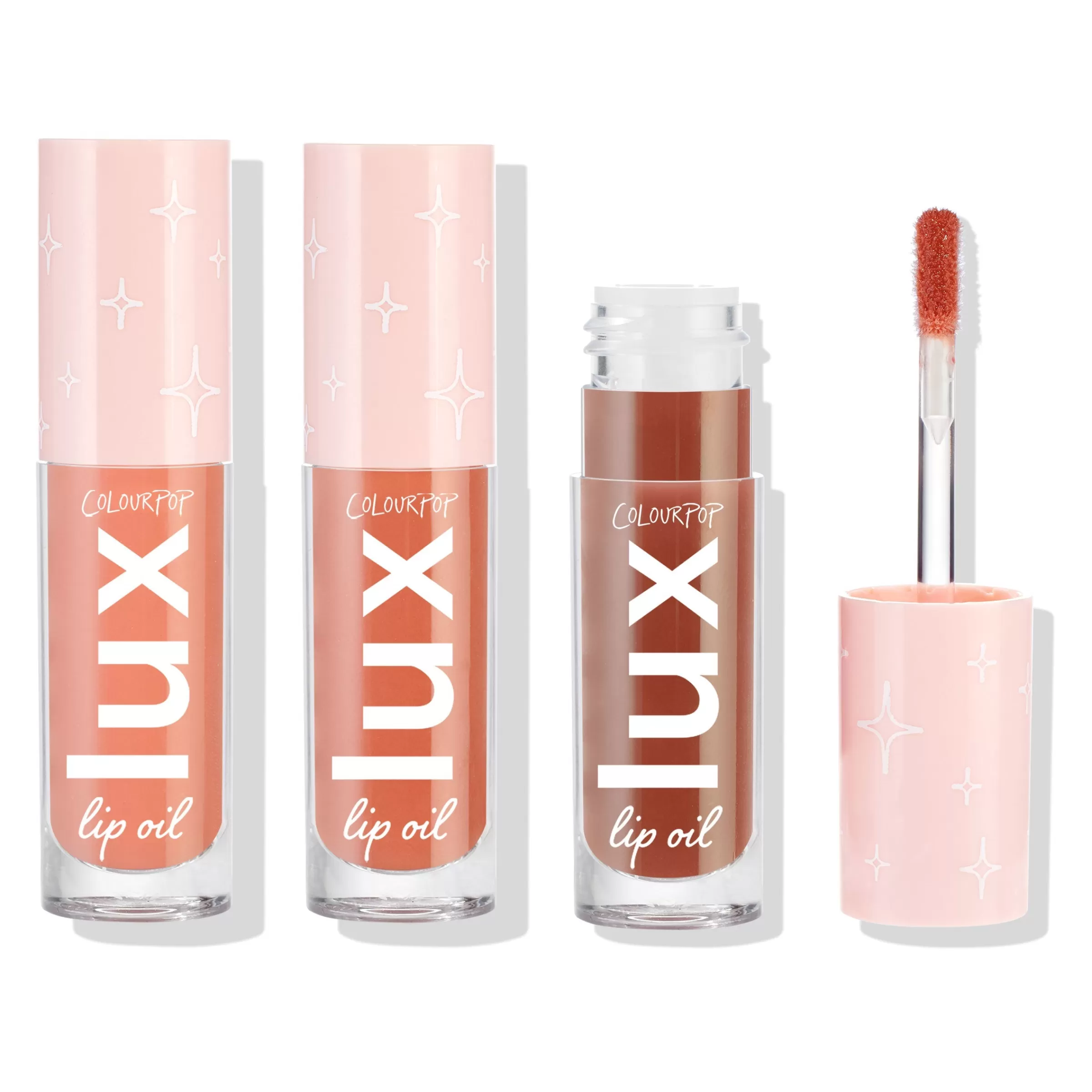 ColourPop Lip Gloss & Lip Oil | Lip Sets*Nude Alert Lux Lip Oil Set