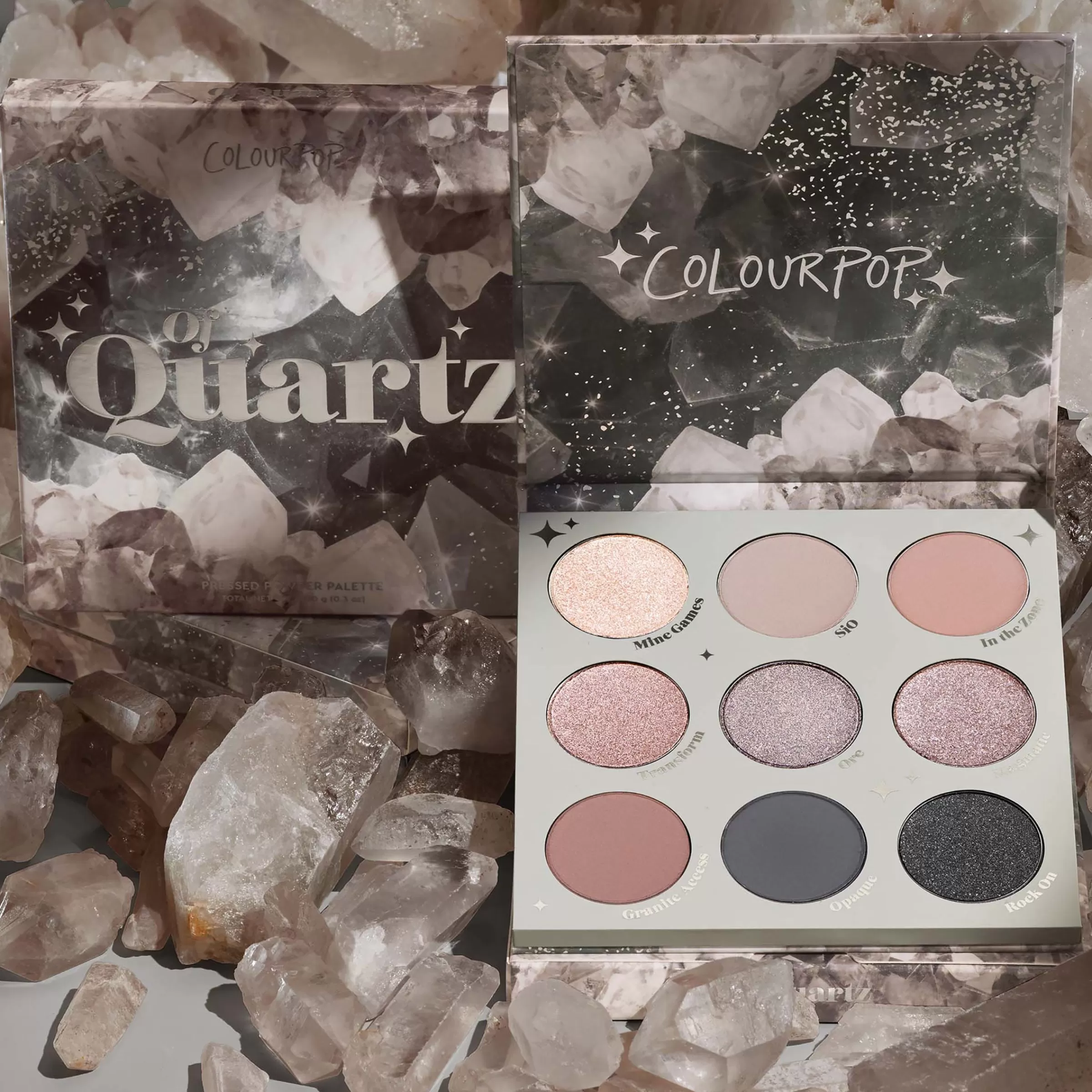 ColourPop Colorful Palettes*Of Quartz Smokey Eyeshadow Palette