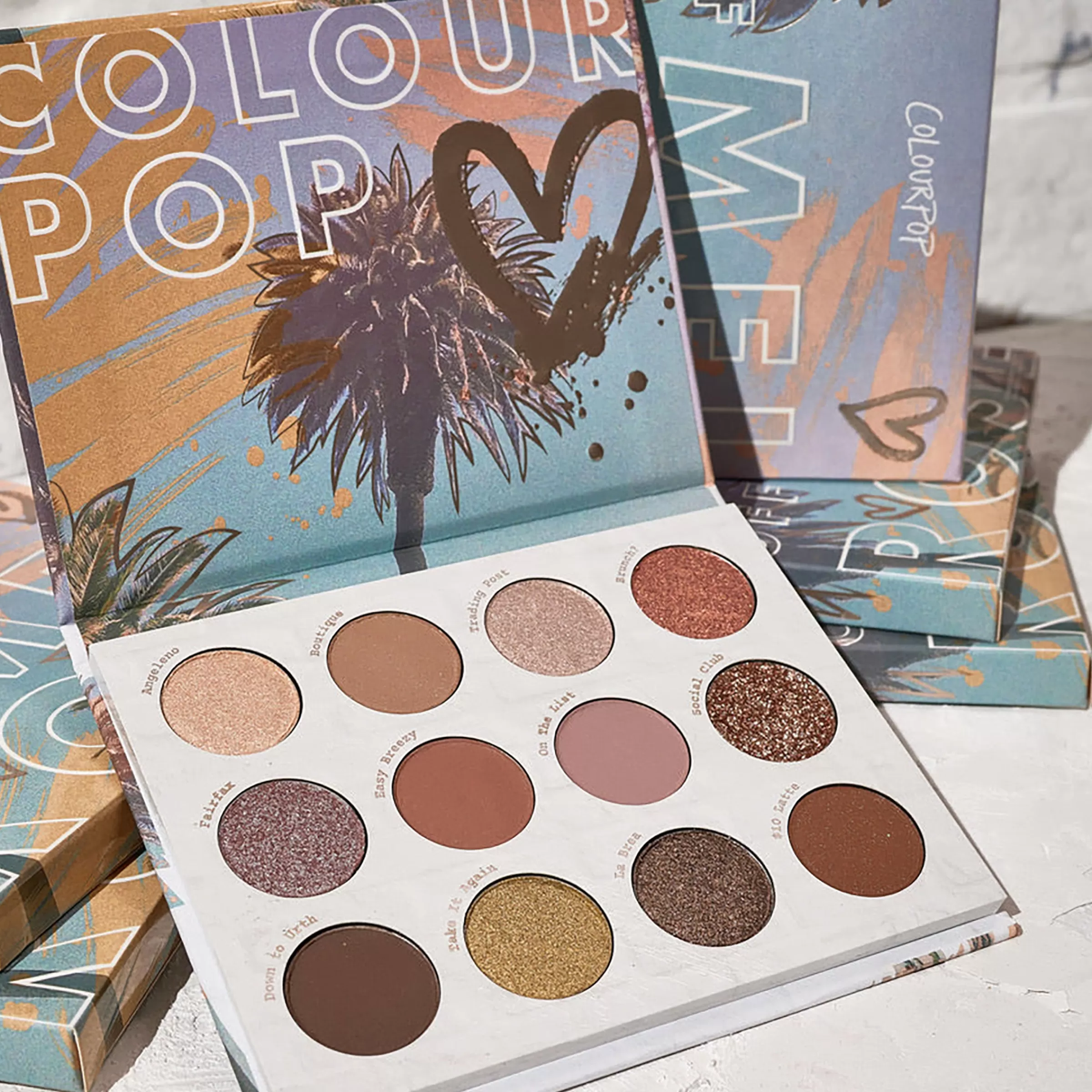 ColourPop Colorful Palettes*Off Melrose Cool-Tone Powder Palette