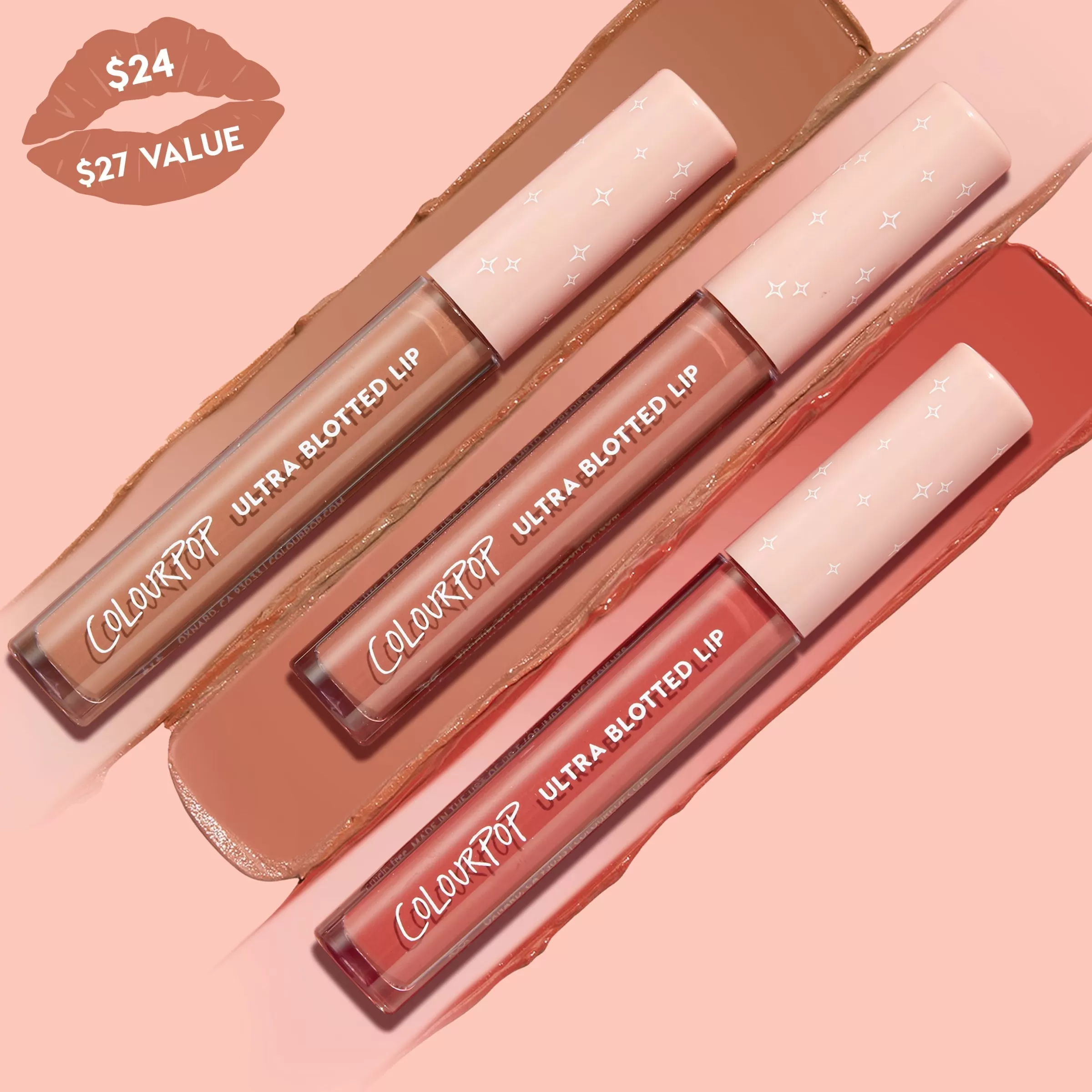 ColourPop Lipstick & Lip Stains | Lip Sets*OG Babes Ultra Blotted Lip Set