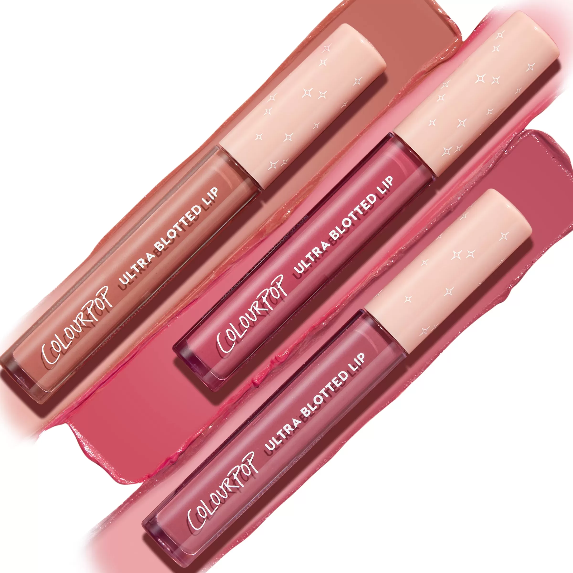 ColourPop Lipstick & Lip Stains | Lip Sets*Pink Plz Ultra Blotted Lip Trio