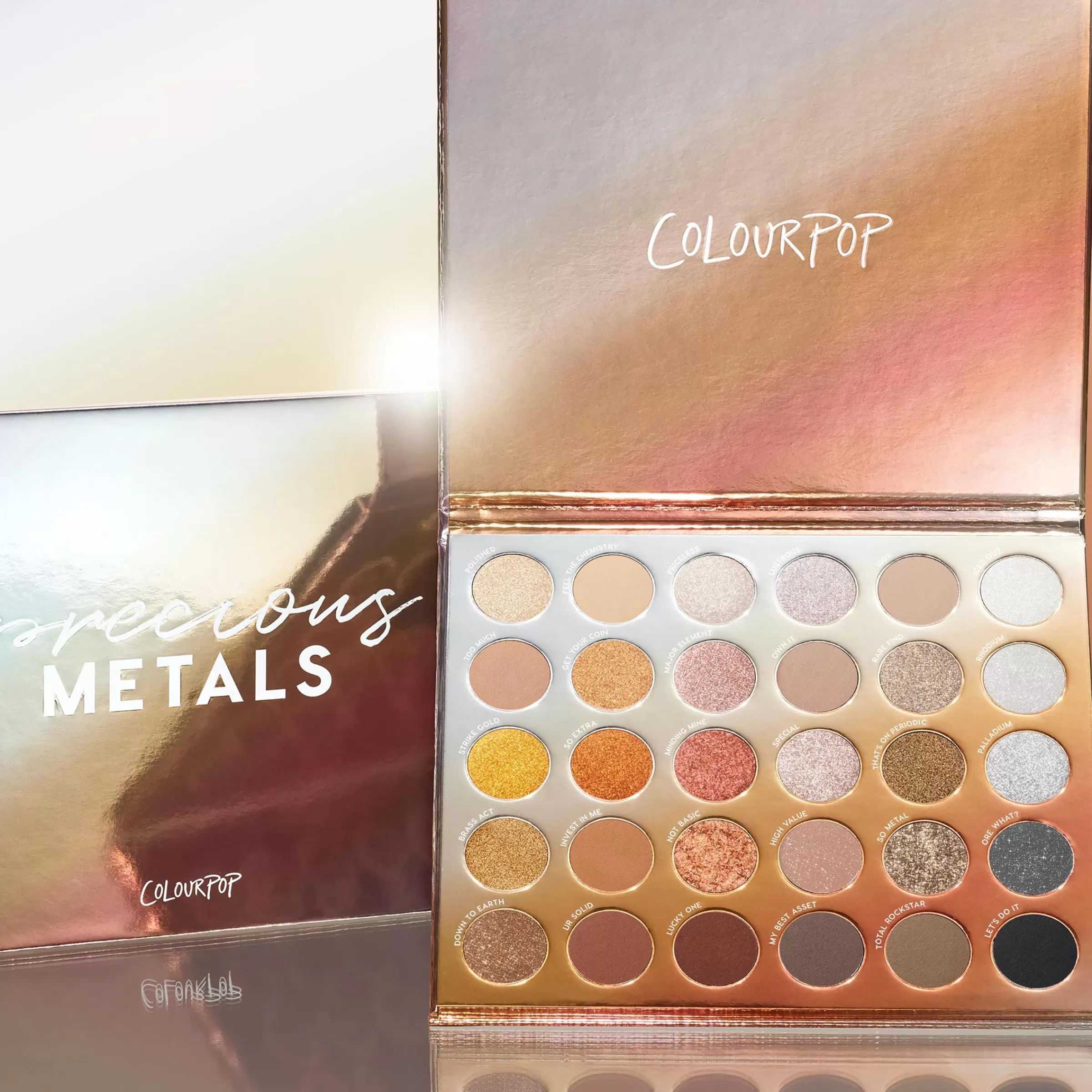 ColourPop Nude Palettes*Precious Metals Sparkly Neutral Palette