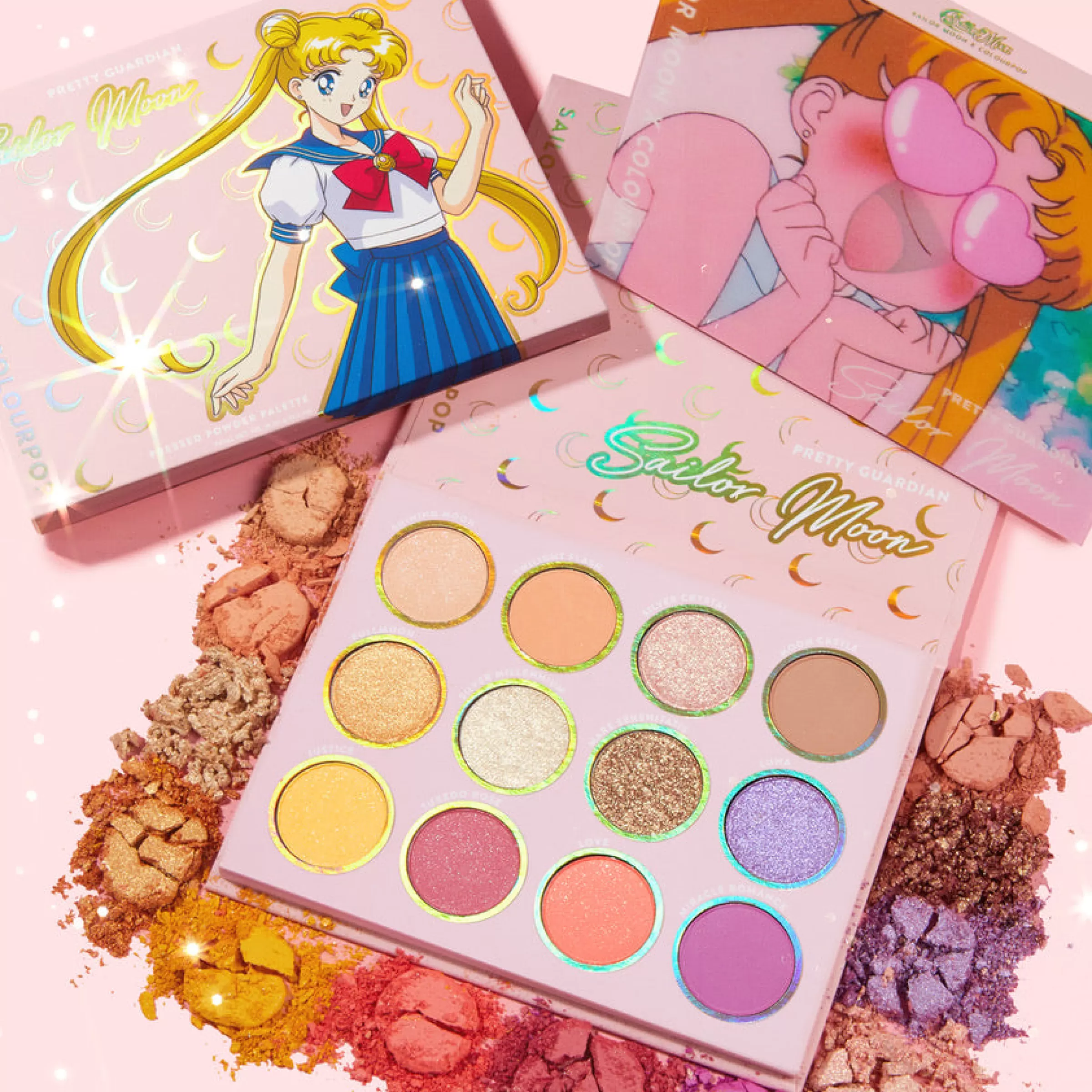 ColourPop Collab Palettes*Pretty Guardian Pastel-Tone Powder Palette