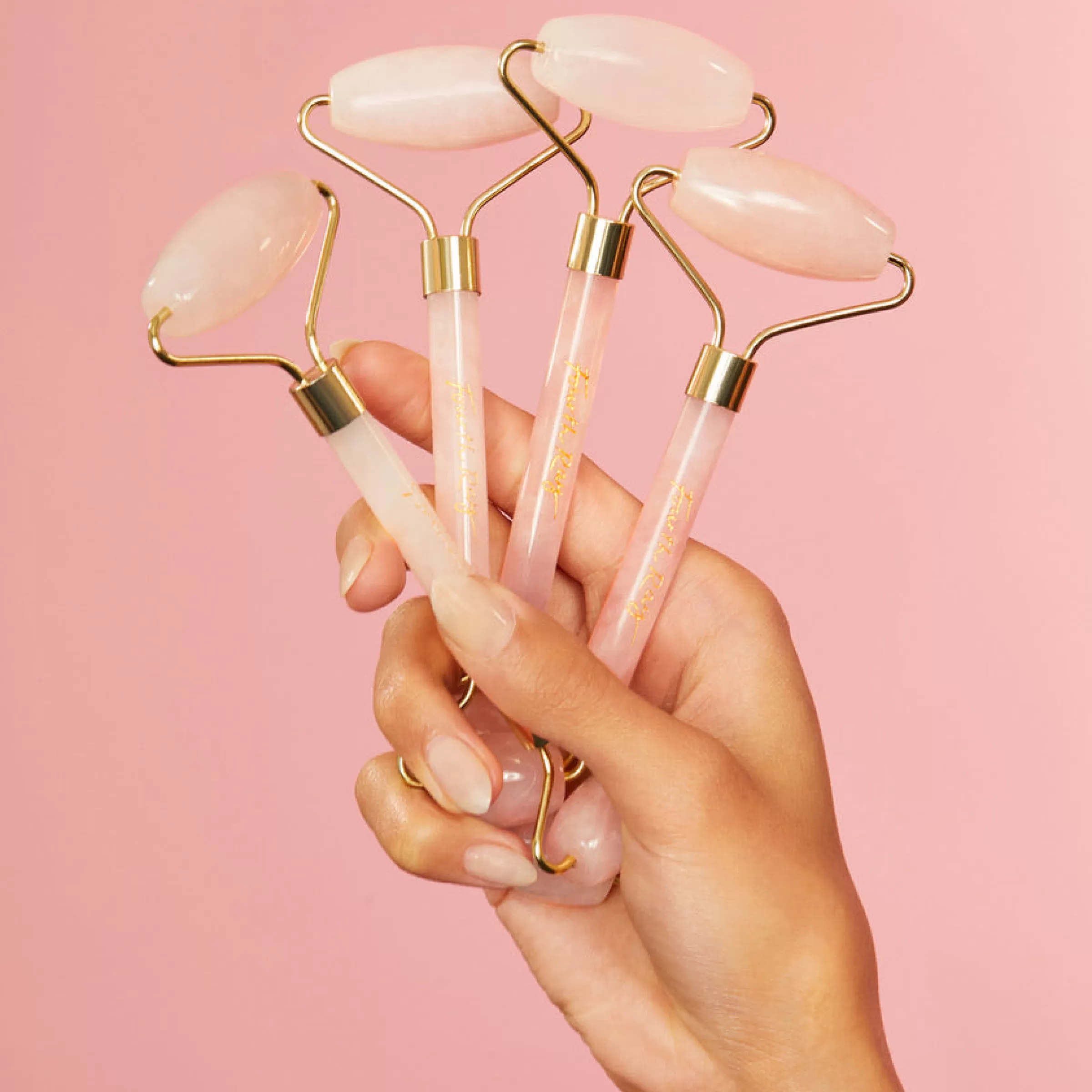 ColourPop Skincare Tools*Rose Quartz Roller Facial Globes