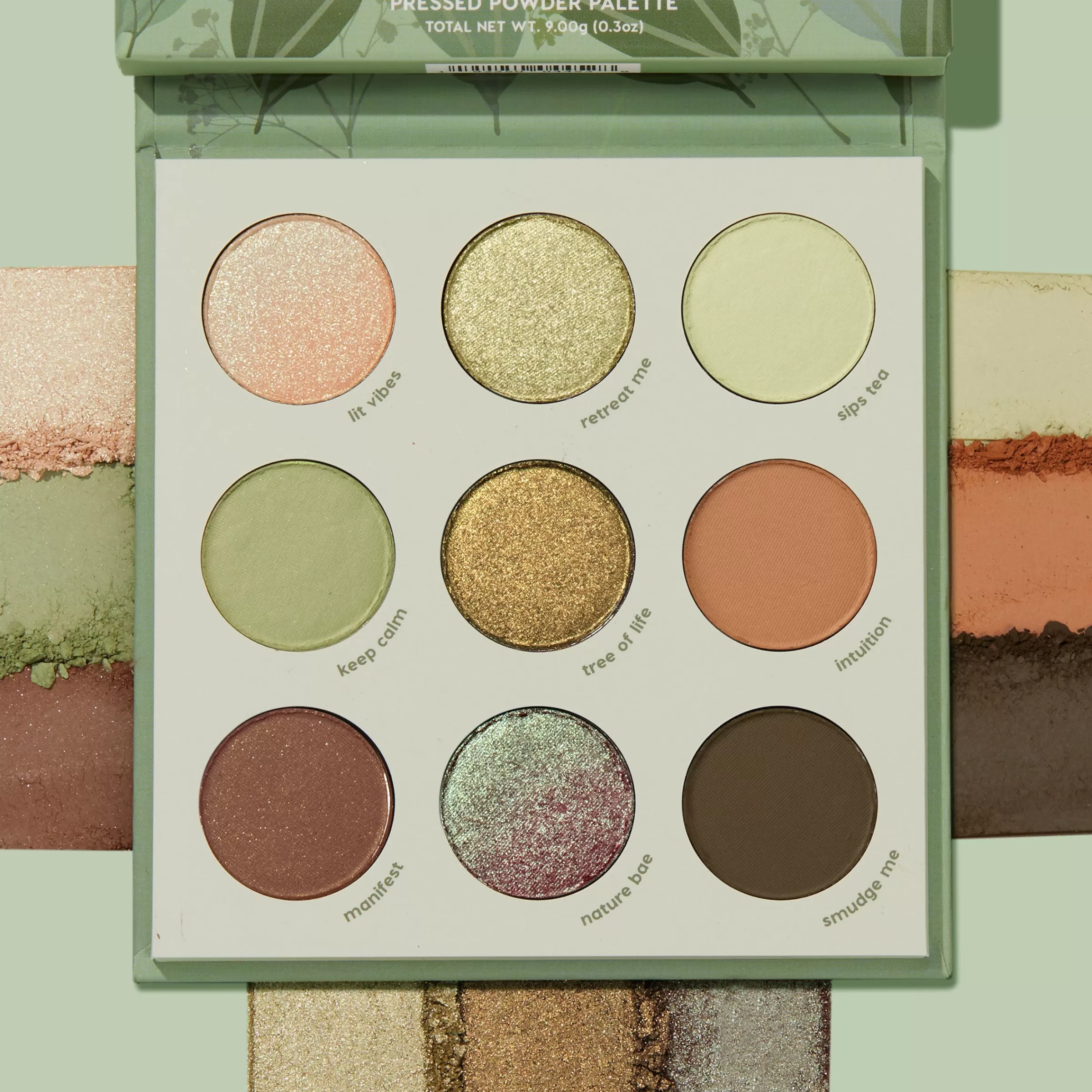 ColourPop Monochromatic Palettes | Colorful Palettes*Sage The Day Green Eyeshadow Palette