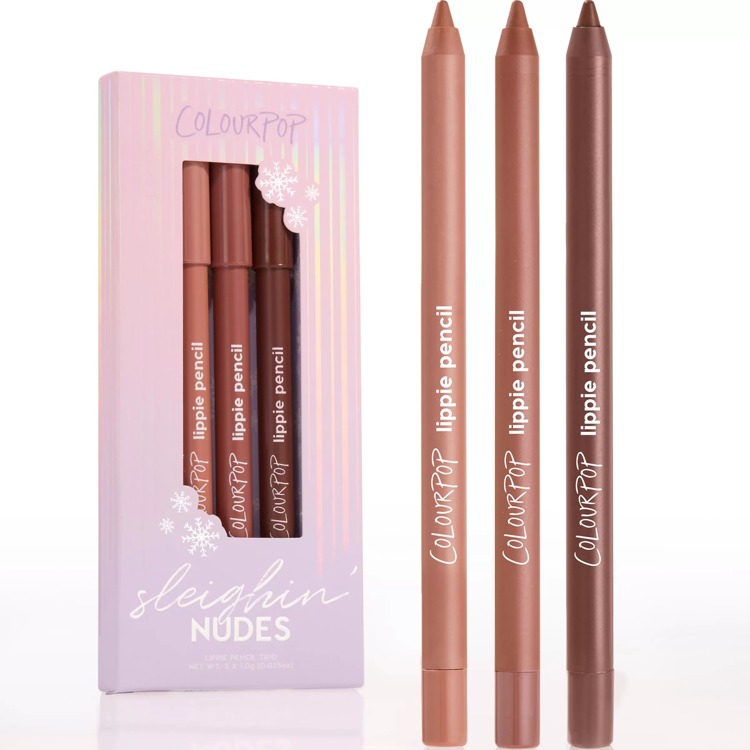 ColourPop Lip Liner | Lip Sets*Sleighin' Nudes Nude lip pencil kit