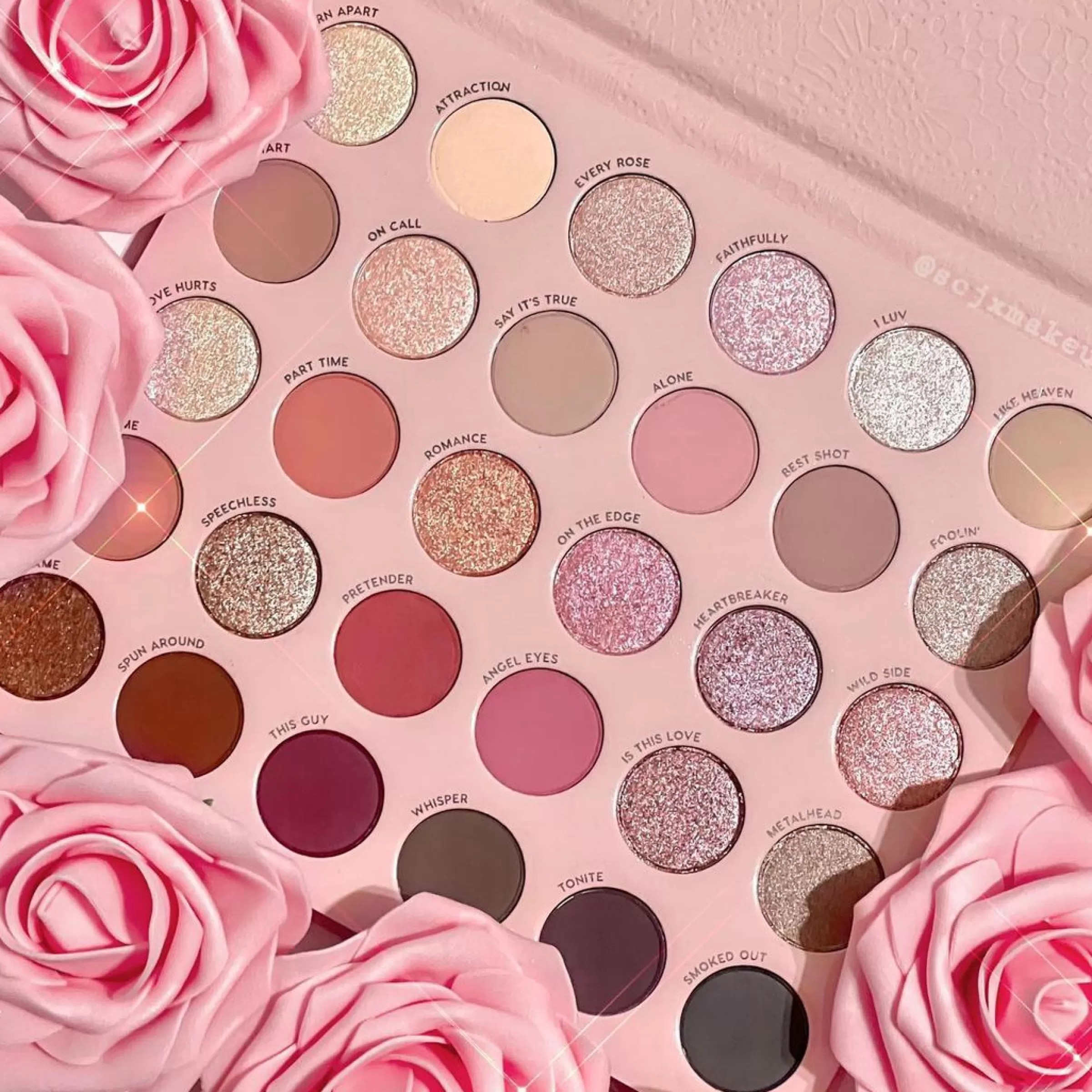 ColourPop Colorful Palettes*Smoke 'N Roses Smokey Rose Powder Palette