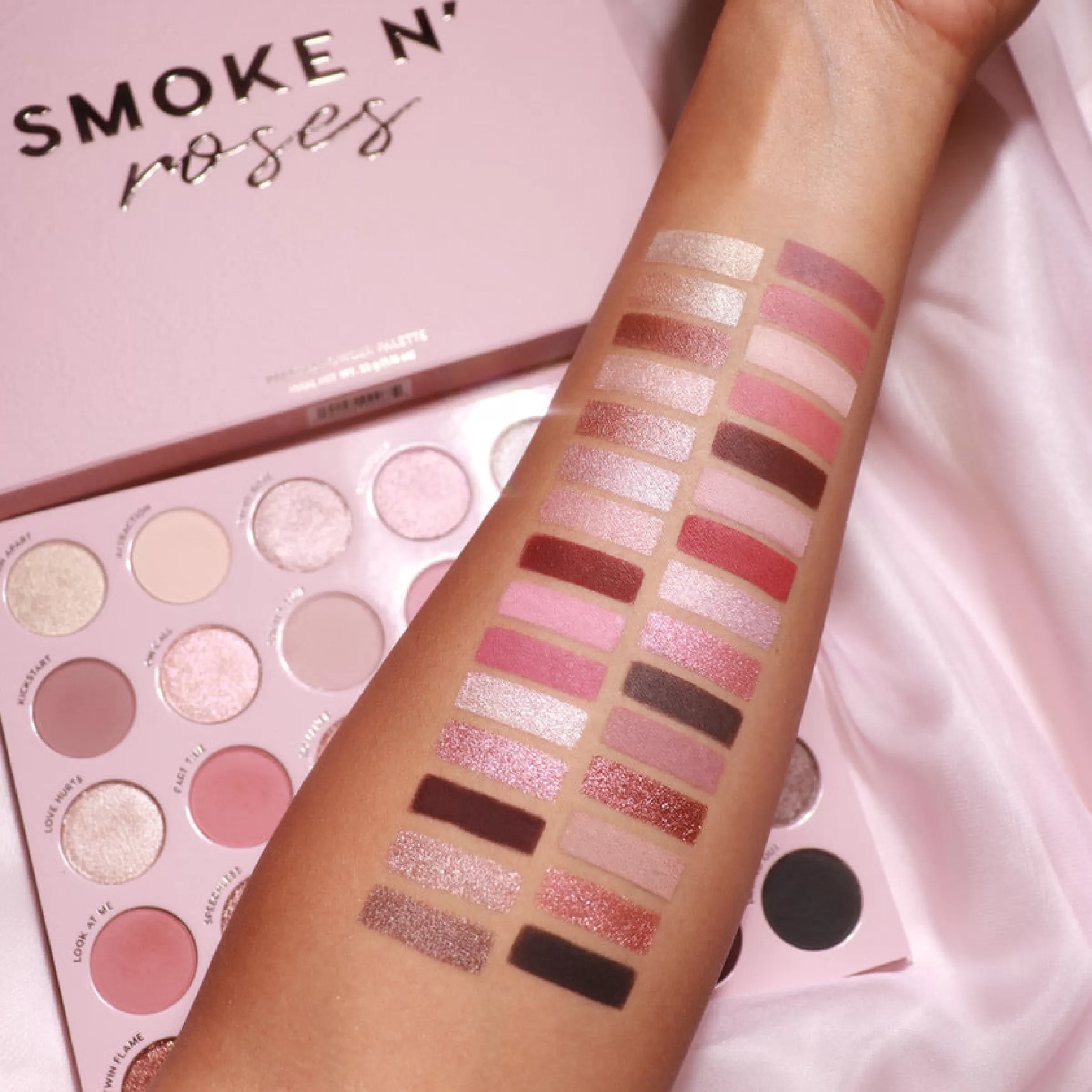 ColourPop Colorful Palettes*Smoke 'N Roses Smokey Rose Powder Palette