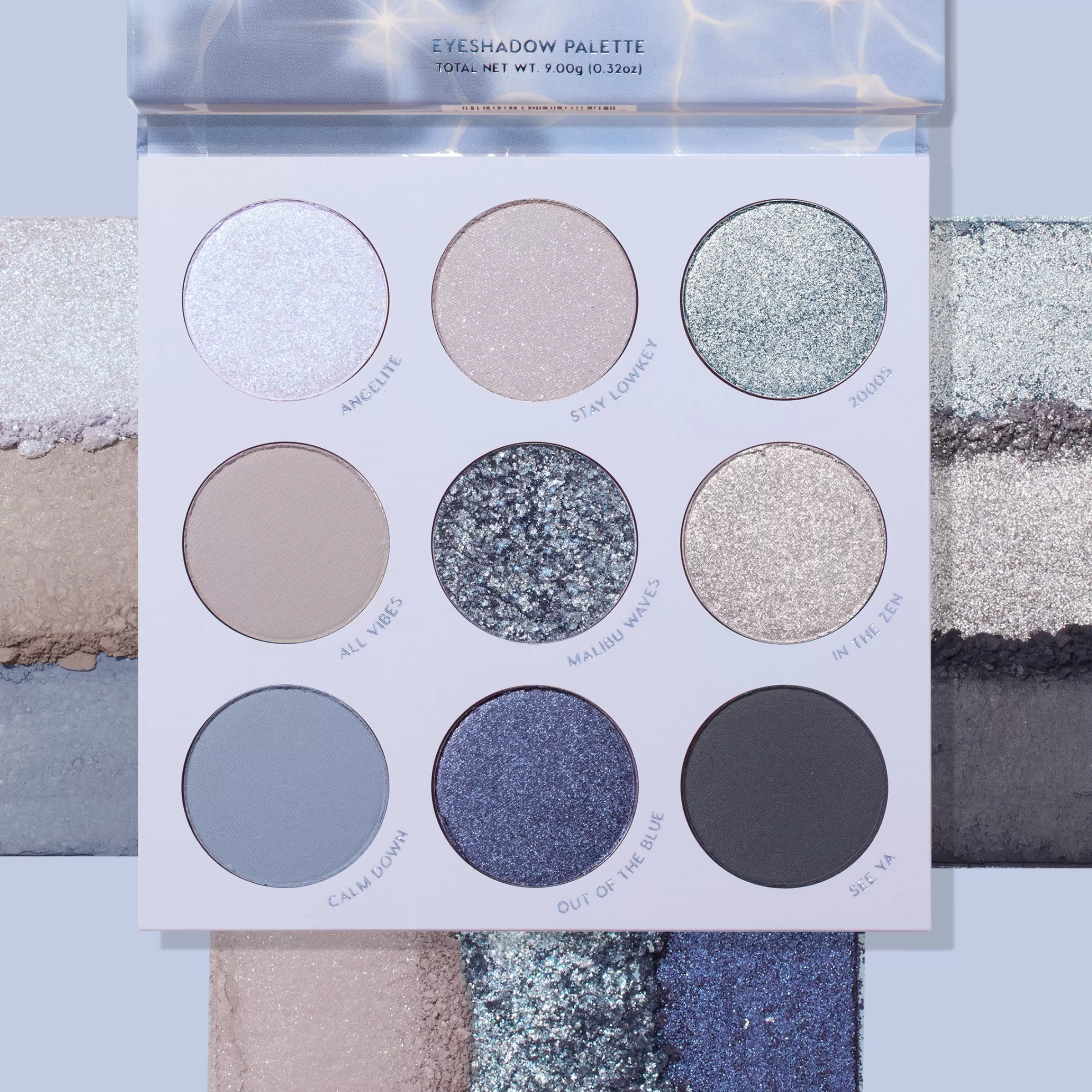 ColourPop Monochromatic Palettes | Colorful Palettes*So Elemental Cool-Tone Shadow Palette