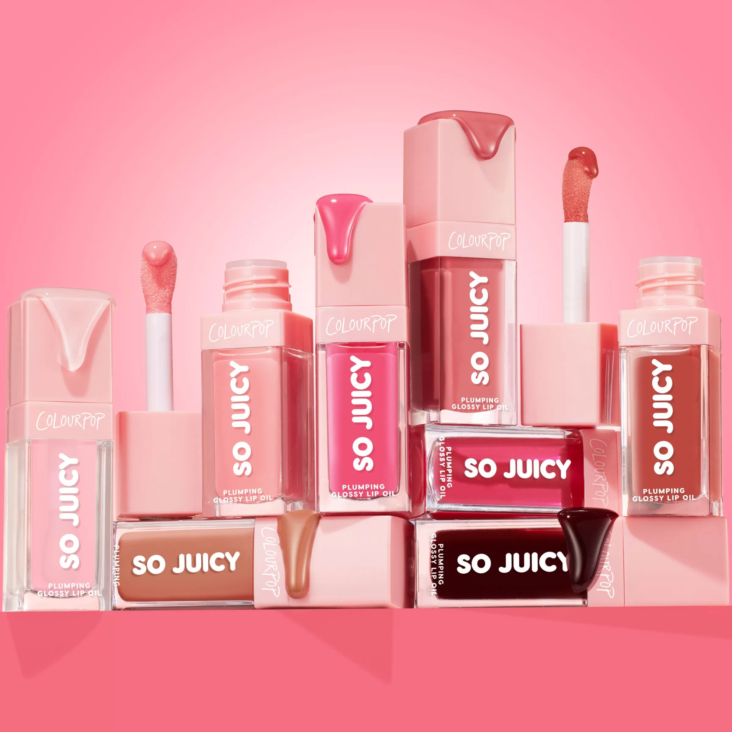 ColourPop Lip Gloss & Lip Oil*So Juicy Plumping Glossy Lip Oil Lip Oil with Peptides