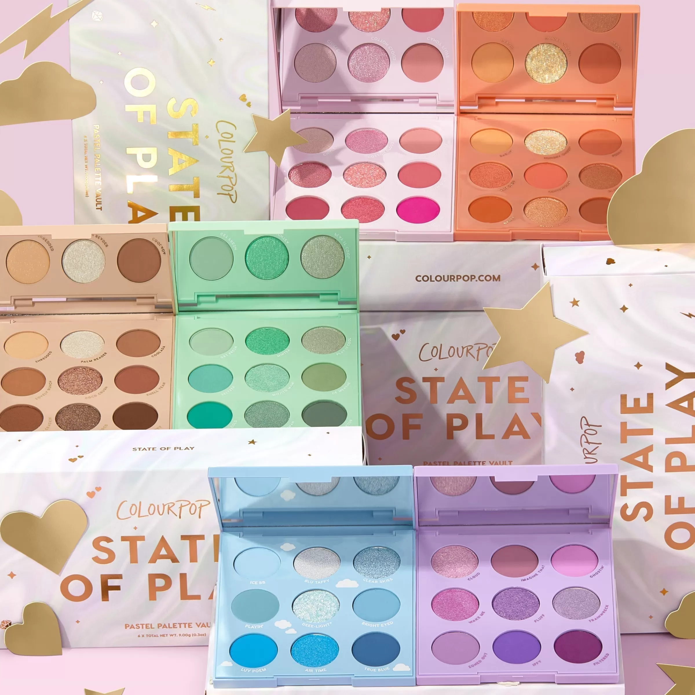 ColourPop Eye Sets*State of Play Pressed Powder Palette Set