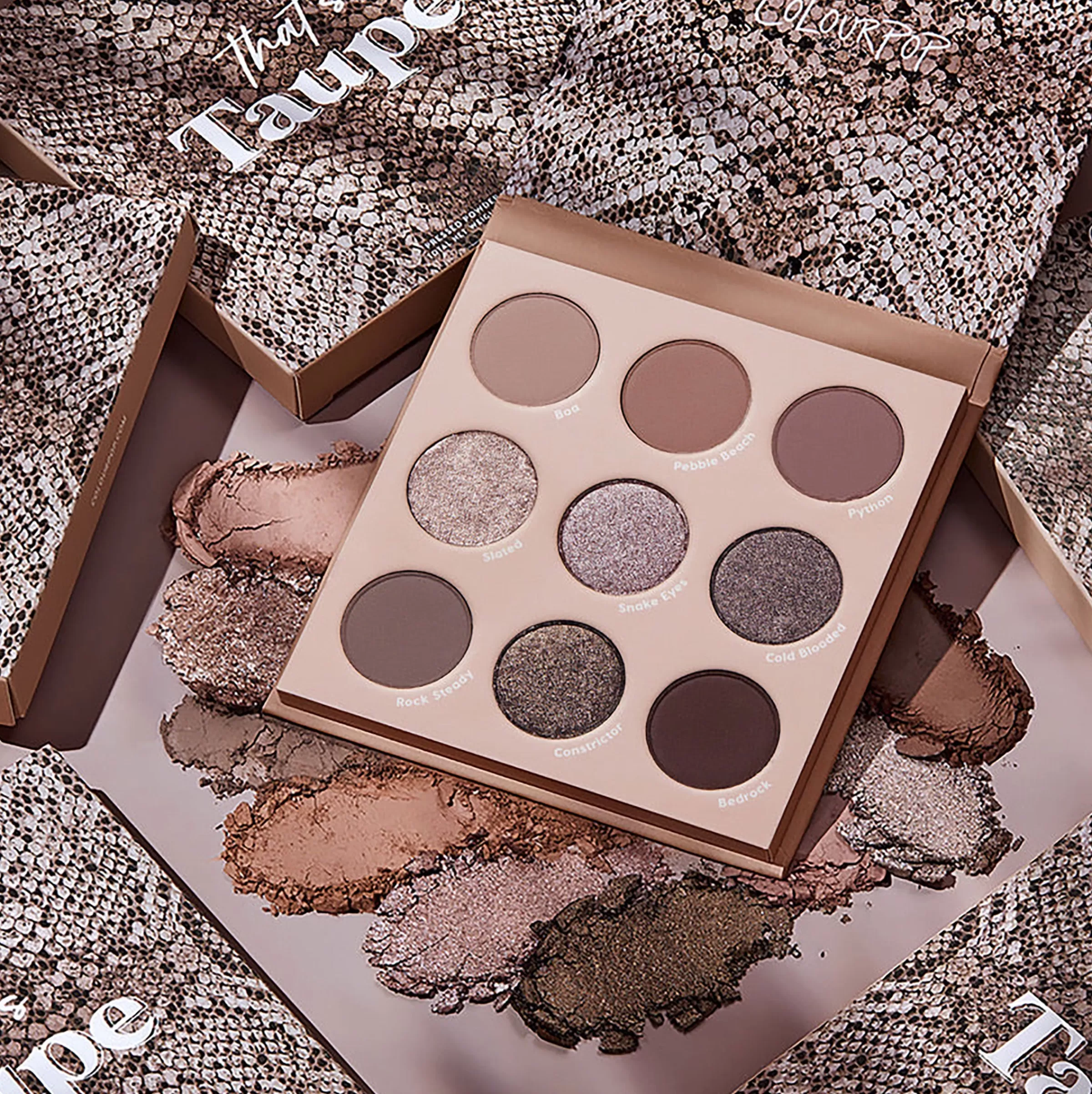 ColourPop Monochromatic Palettes | Nude Palettes*That's Taupe Cool-Taupe Shadow Palette