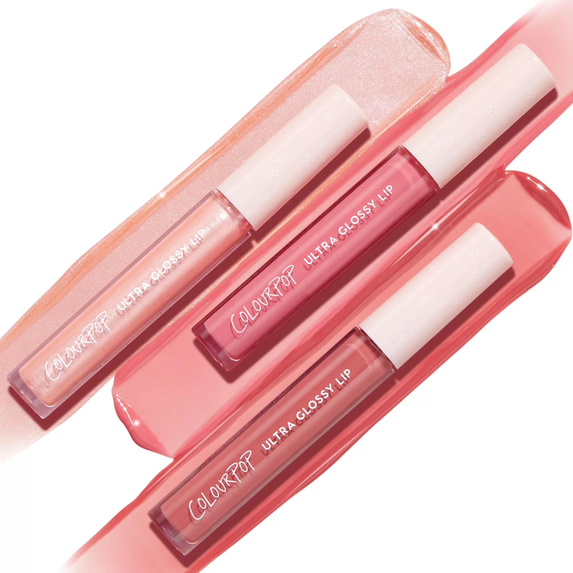 ColourPop Lip Gloss & Lip Oil | Lip Sets*Tickled Pink Ultra Glossy Lip Trio