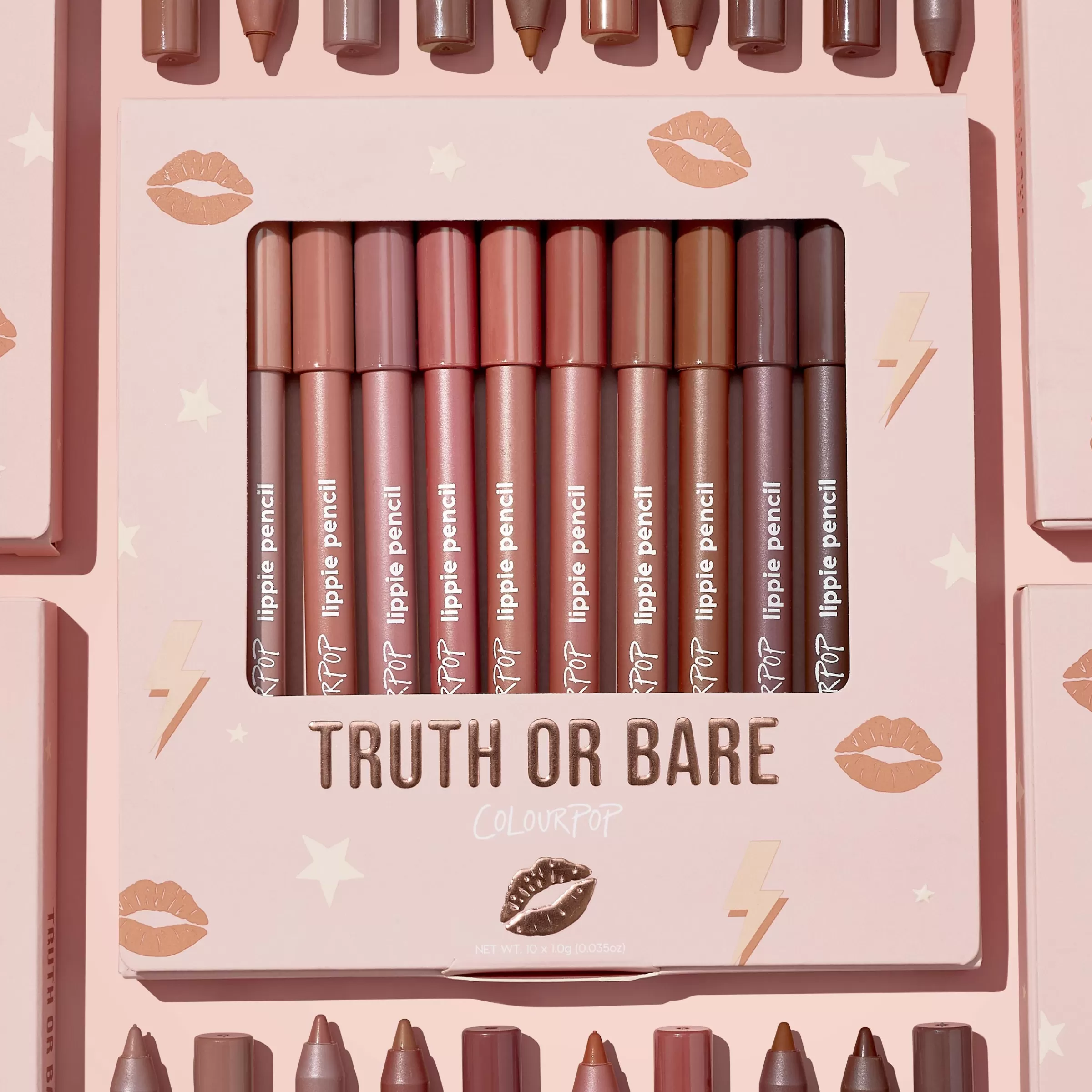 ColourPop Lip Sets | Lip Liner*Truth or Bare Lippie Pencil Vault