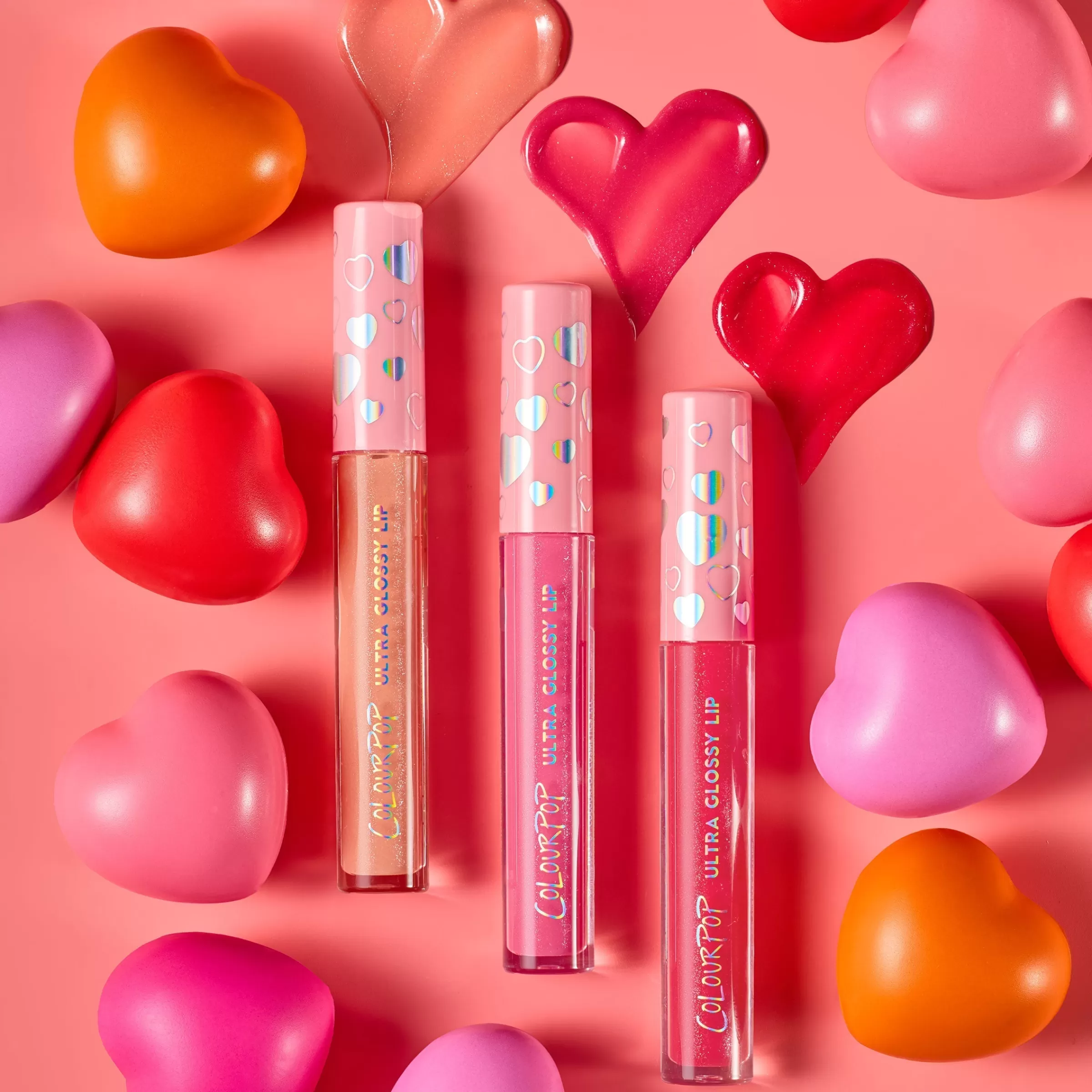 ColourPop Lip Gloss & Lip Oil | Lip Sets*Valentine’s Kiss Ultra Glossy Lip Trio