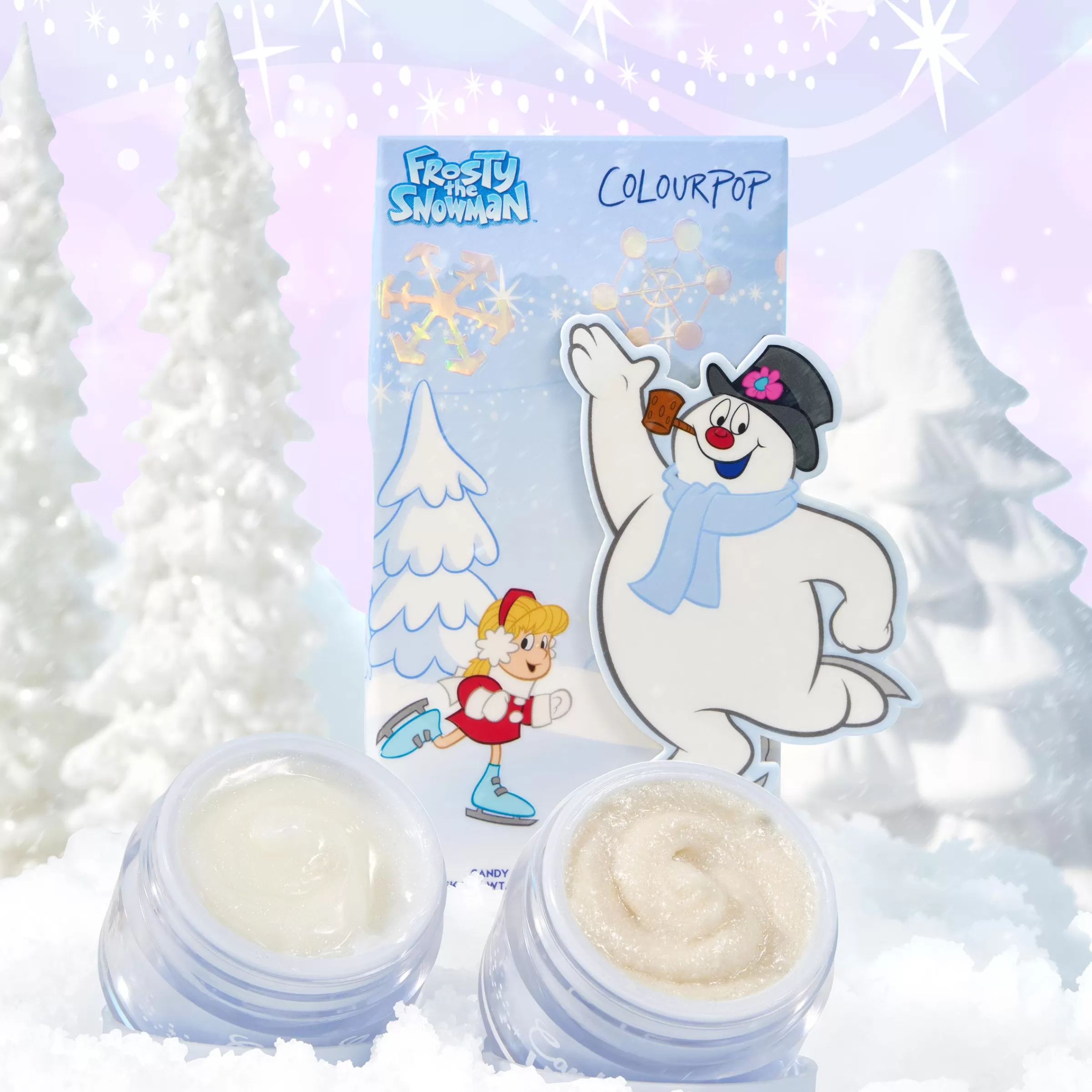 ColourPop Lip Care*Welcome to the North Pole Candy cane lipcare duo